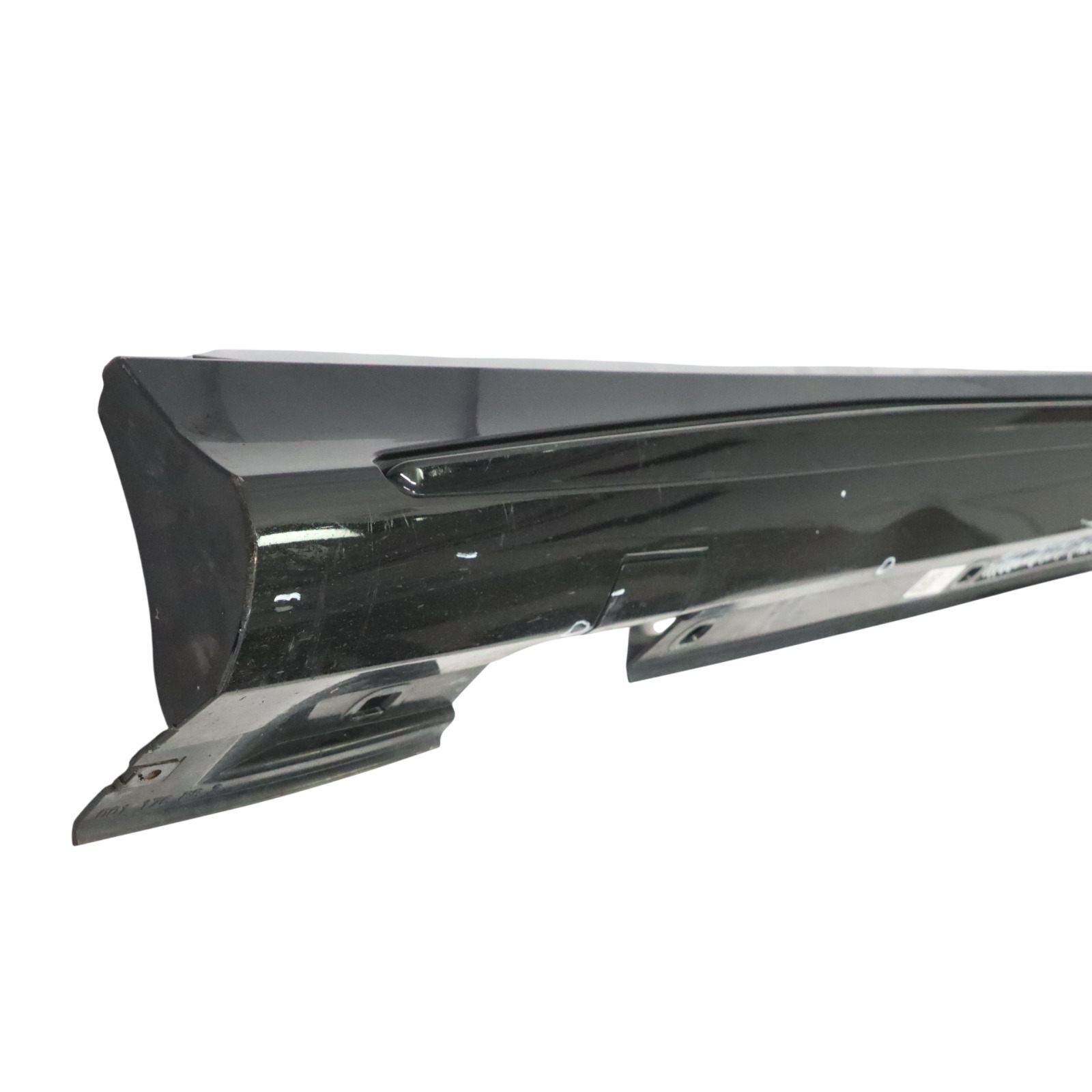 Mercedes W176 Side Skirt AMG Cache seuil de porte droit W246 Cosmic Black - 191