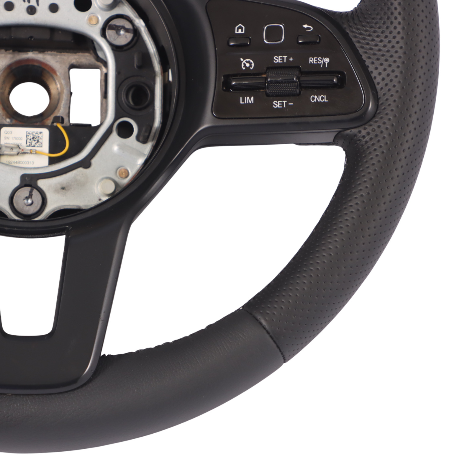 Volant Mercedes W907 W910 NOUVEAU Cuir Noir Multifonction A9074604203