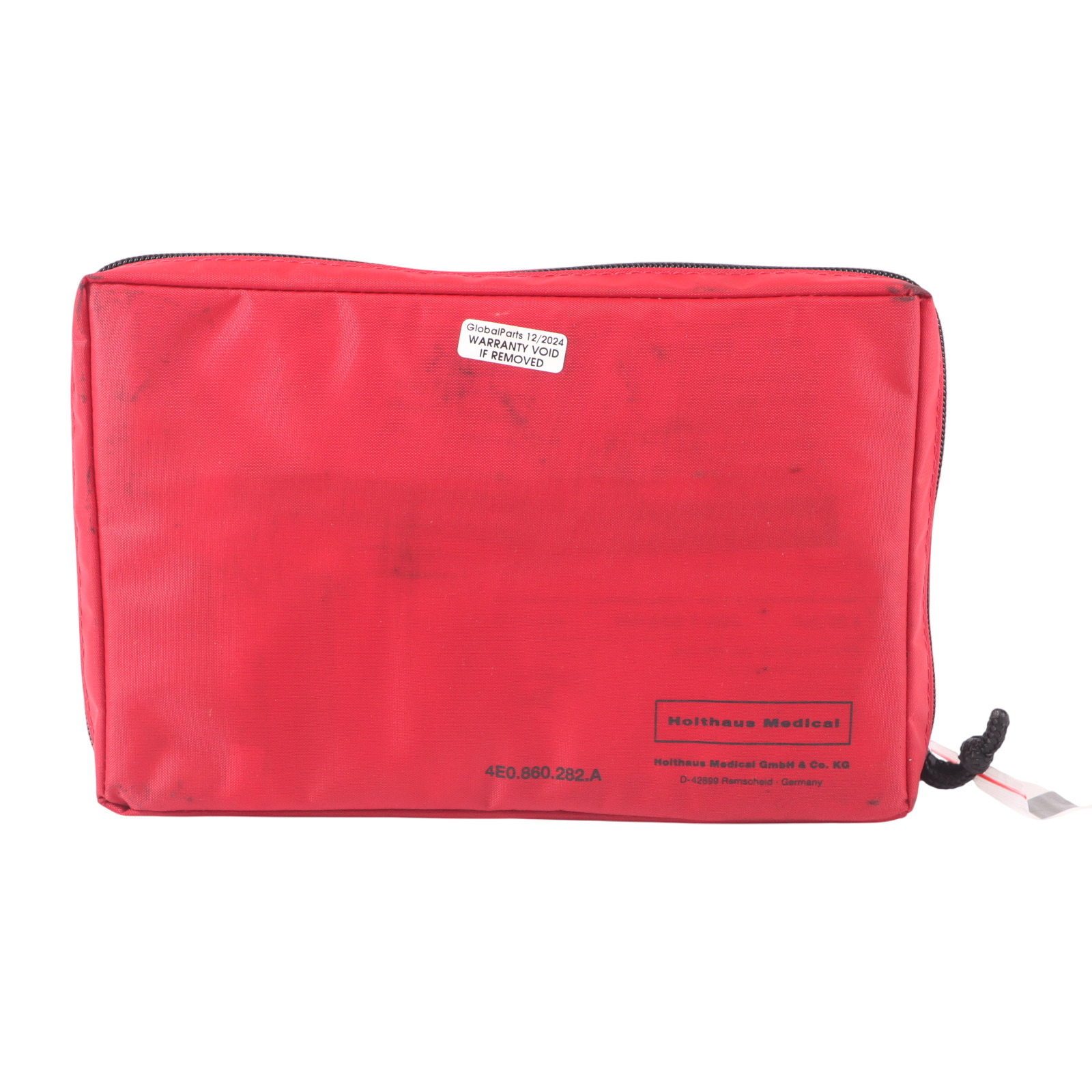 Audi A7 4G8 Kit premiers soins d'urgence Pochette bandages Sac rouge 4E0860282A