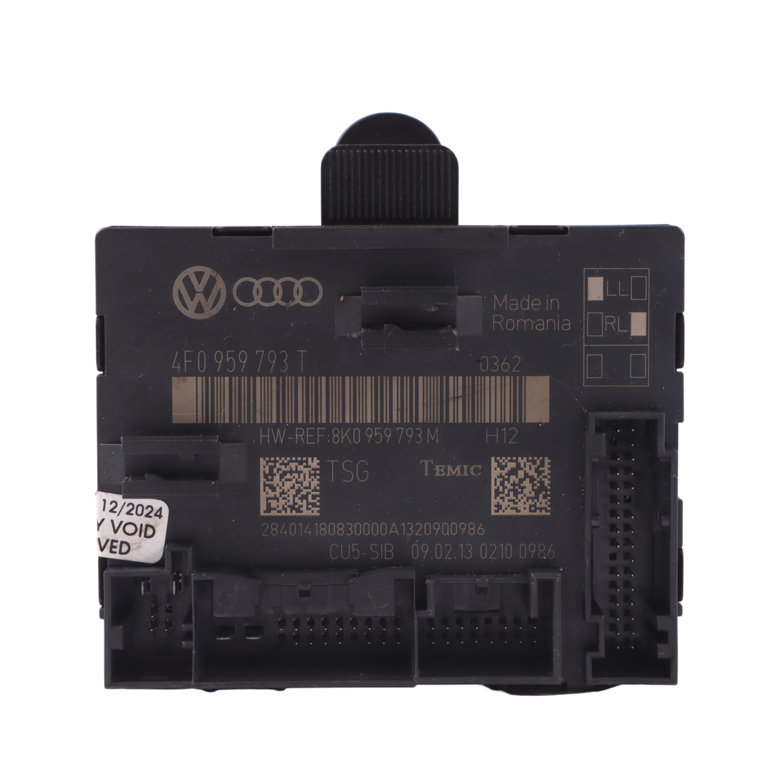 Audi Q7 4L Module de porte avant côté conducteur Unité ECU 4F0959793T