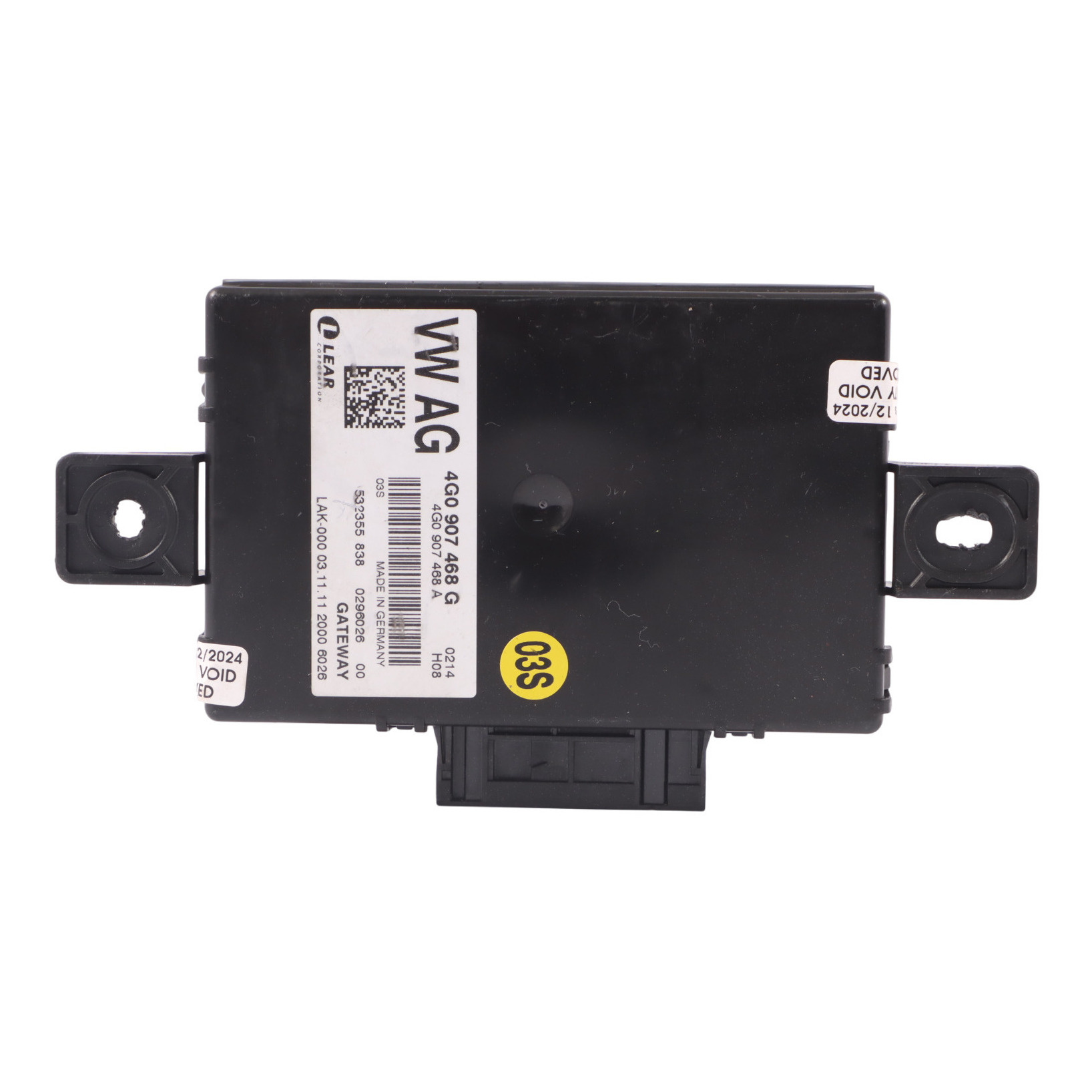 Audi A7 4G8 Passerelle centrale Contrôle Unité de module Lear ECU 4G0907468G