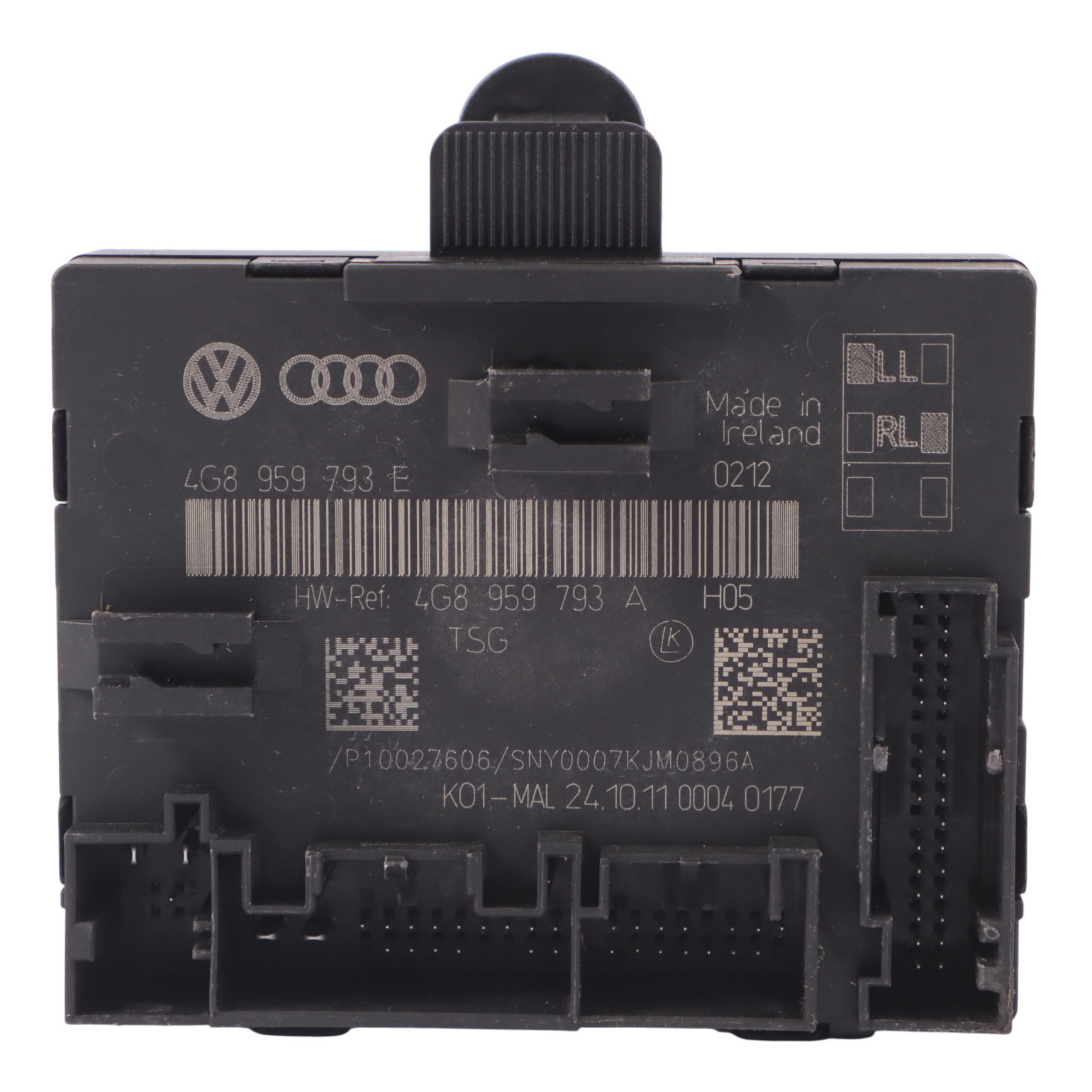 AUDI A7 4G8 Module contrôle des portes avant gauche côté conducteur 4G8959793A