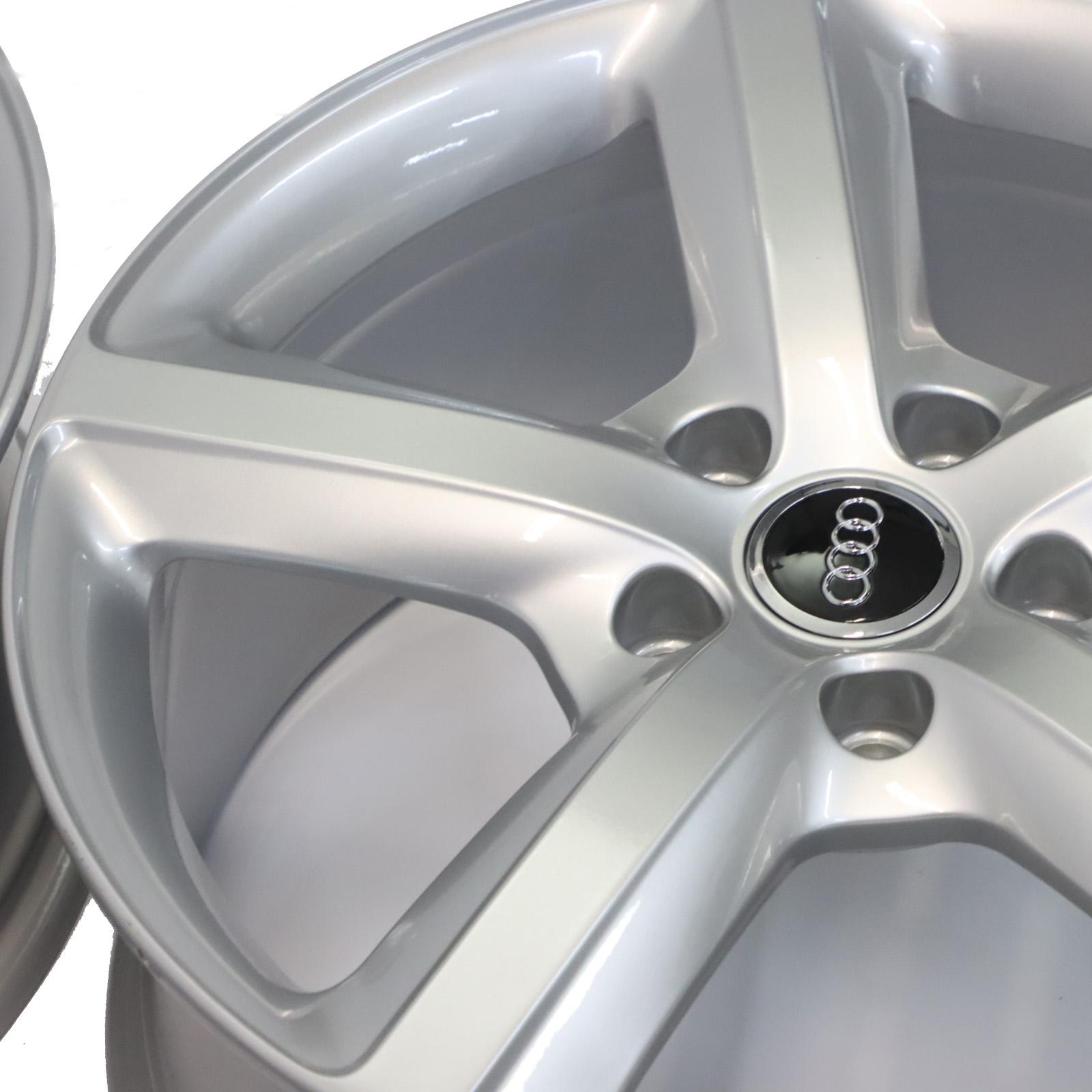 Audi Q7 4L Jantes en alliage argentées Set 20" 9J ET:60 Star Spoke 4L0601025H