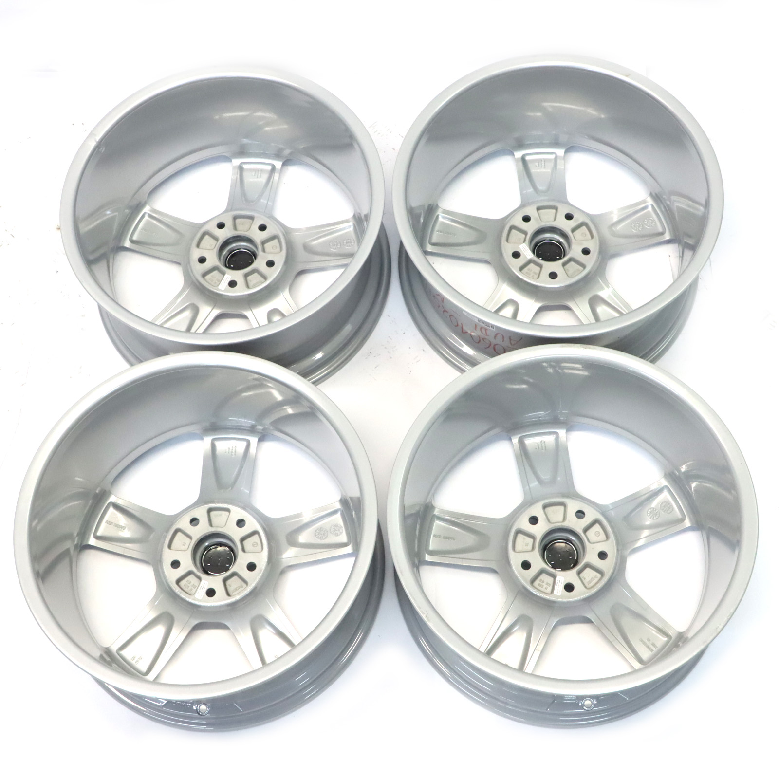 Audi Q7 4L Jantes en alliage argentées Set 20" 9J ET:60 Star Spoke 4L0601025H