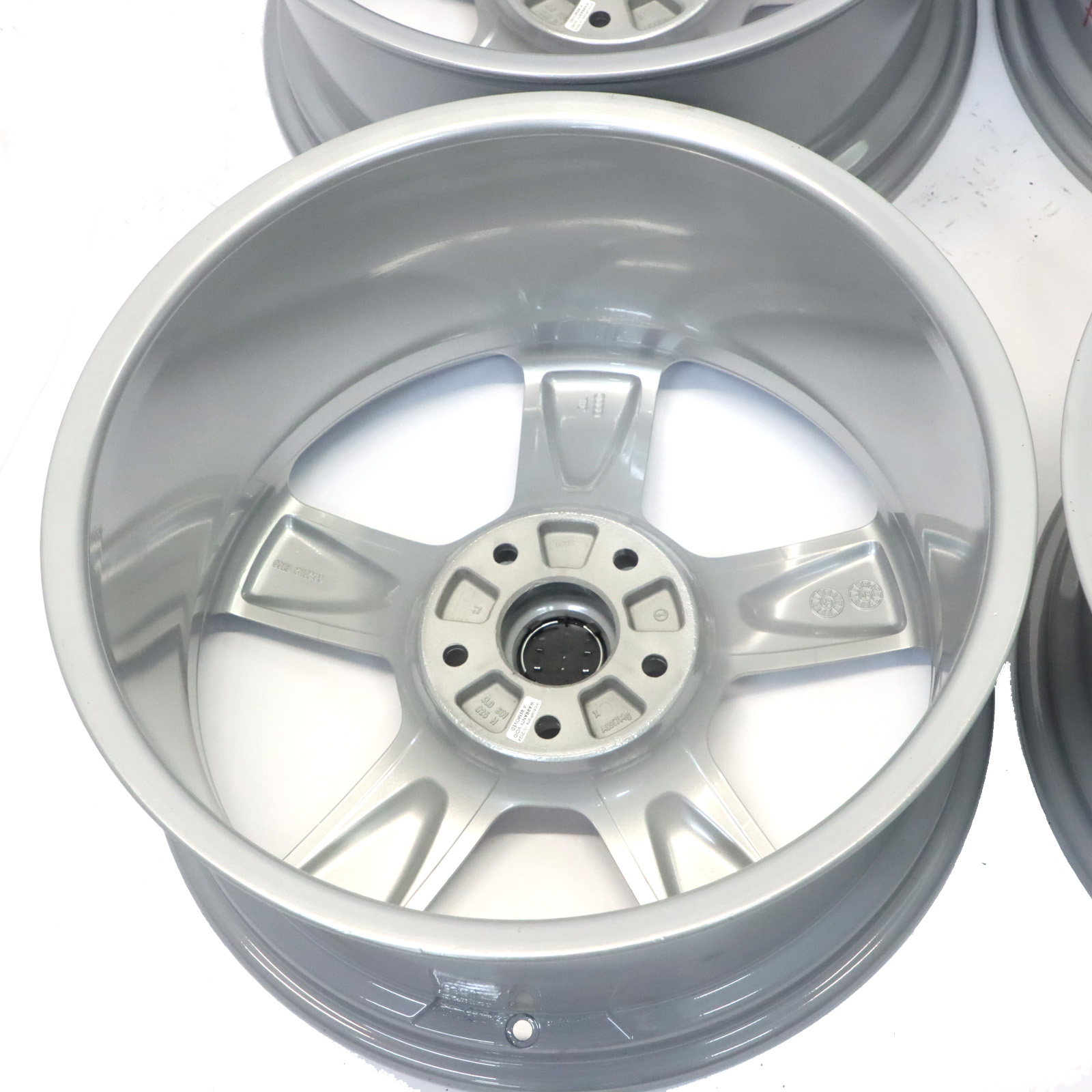 Audi Q7 4L Jantes en alliage argentées Set 20" 9J ET:60 Star Spoke 4L0601025H