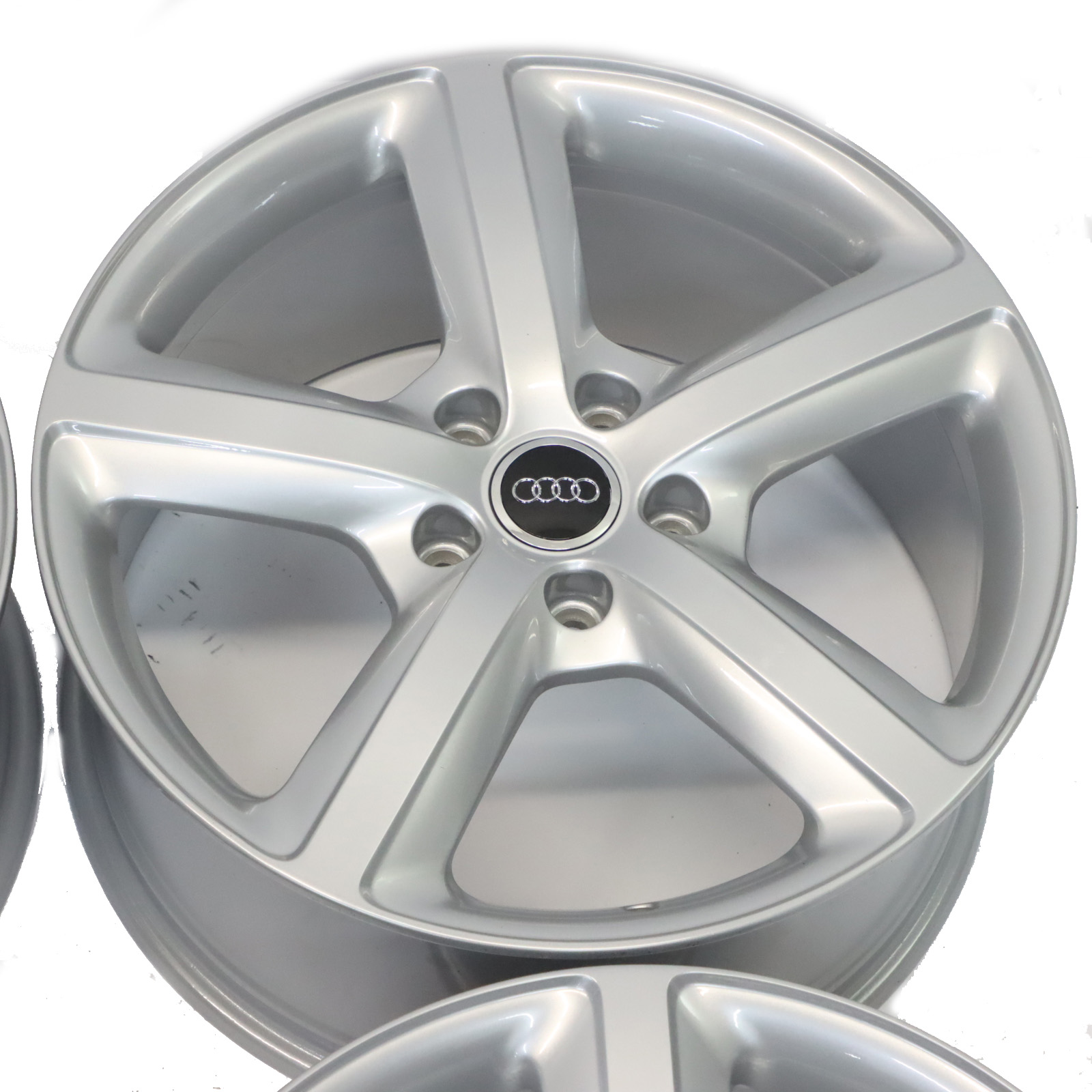 Audi Q7 4L Jantes en alliage argentées Set 20" 9J ET:60 Star Spoke 4L0601025H