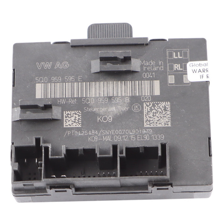 Audi A3 8V Module de commande des portes arrière ECU Gauche Droite 5Q0959595B