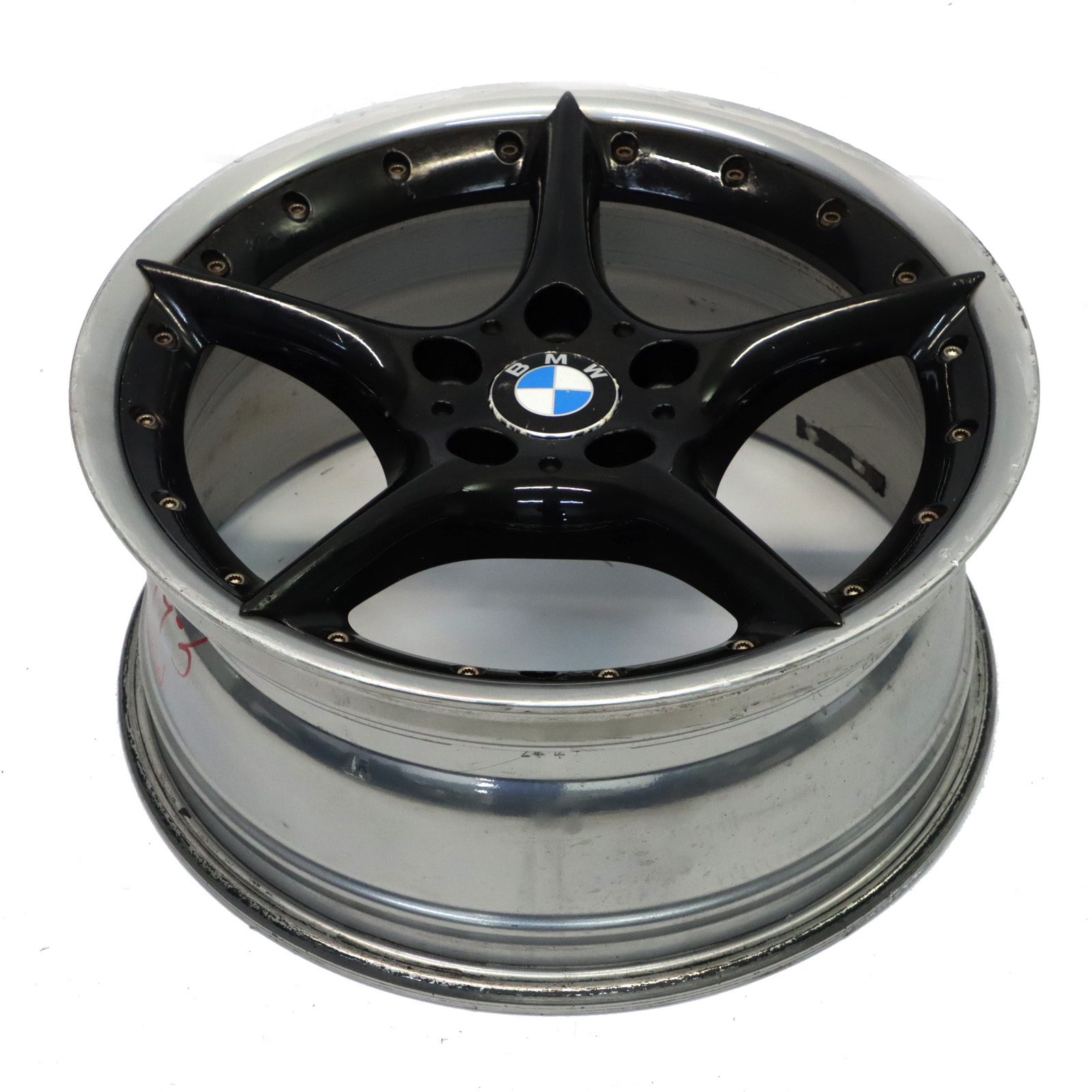 BMW Z4 E85 E86 Noir Jante Alliage Avant 18" ET:47 8J flèche l'étoile 108 6758194