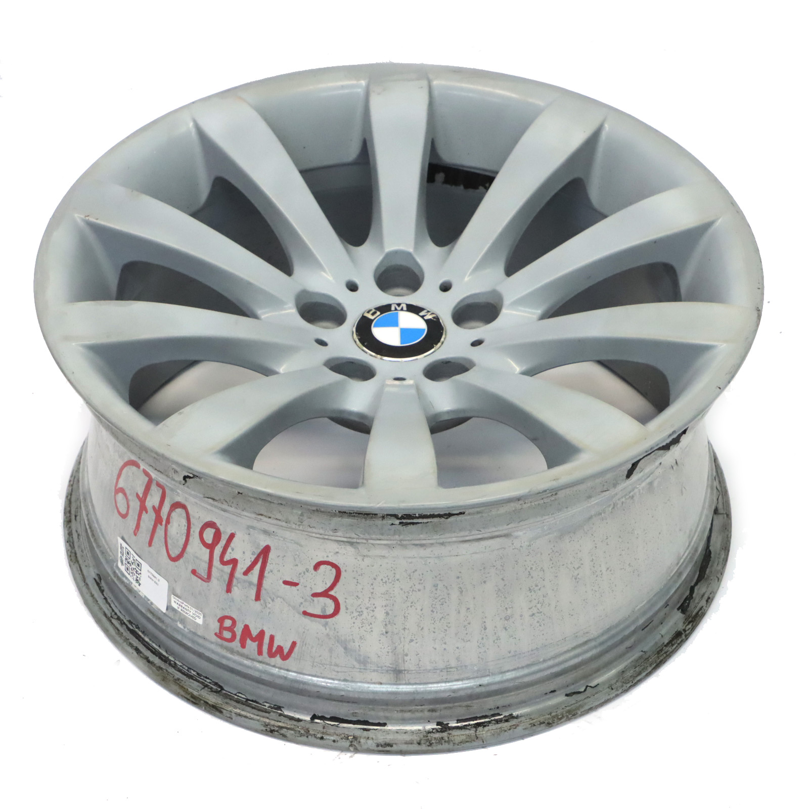 BMW E63 E64 Jante en alliage léger argenté 19" Star Spoke 218 8,5J ET:14 6770941