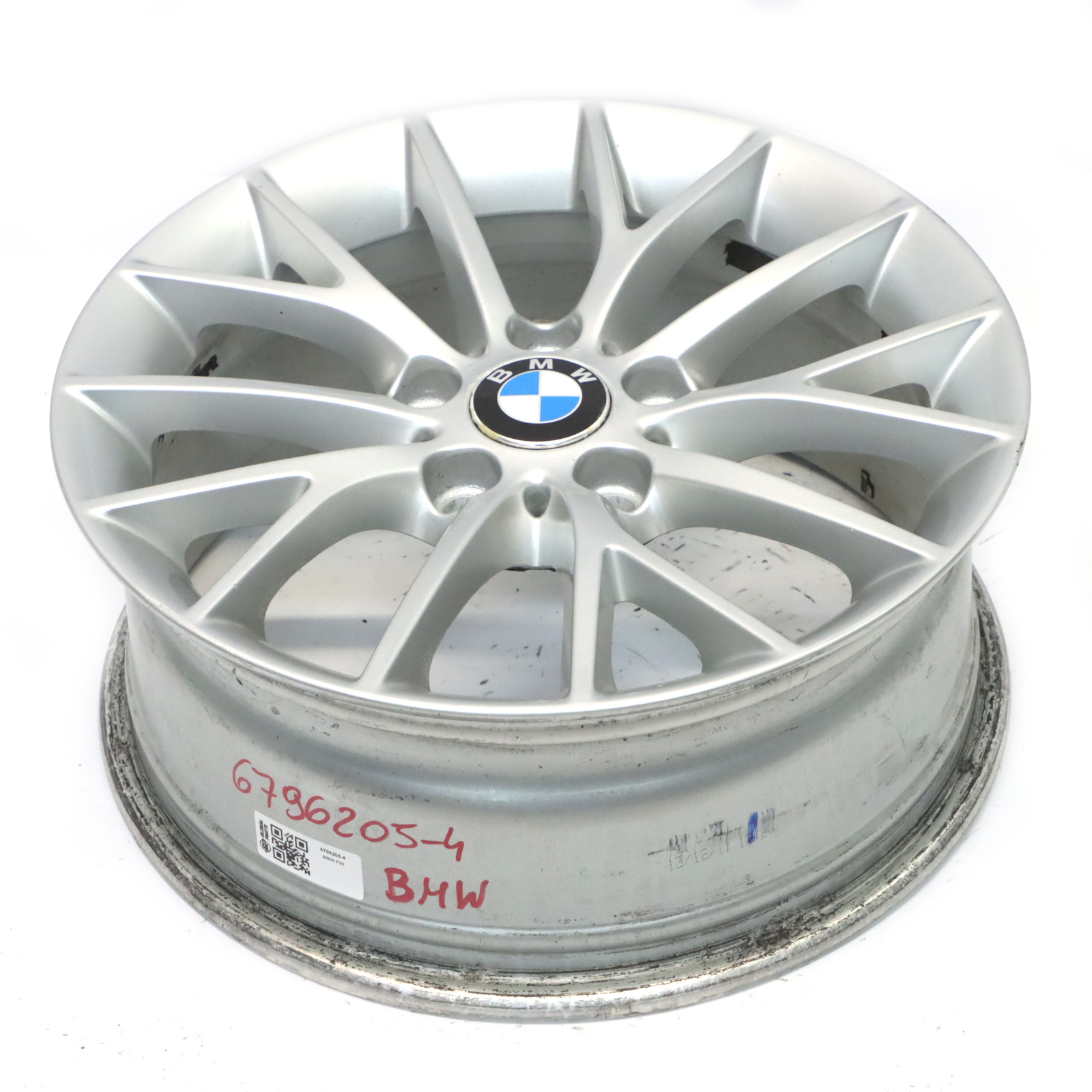 BMW F20 F21 F22 F23 Jante argentée en alliage 17" 7J ET:40 Y-Spoke 380 6796205