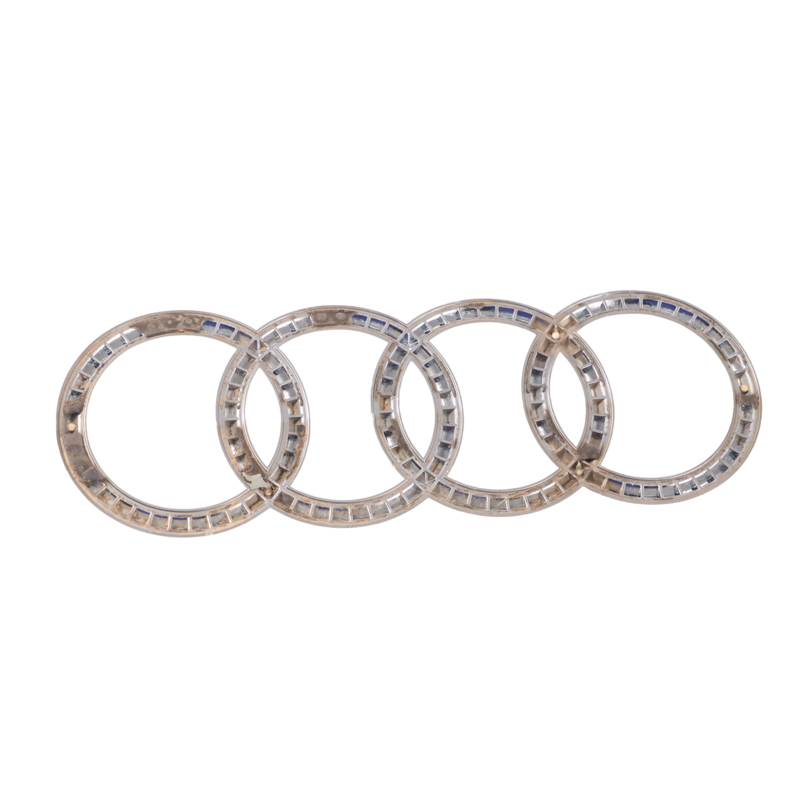 AUDI S4 A4 B8 Emblème  Logo du couvercle de coffre arrière chrome 8F0853742