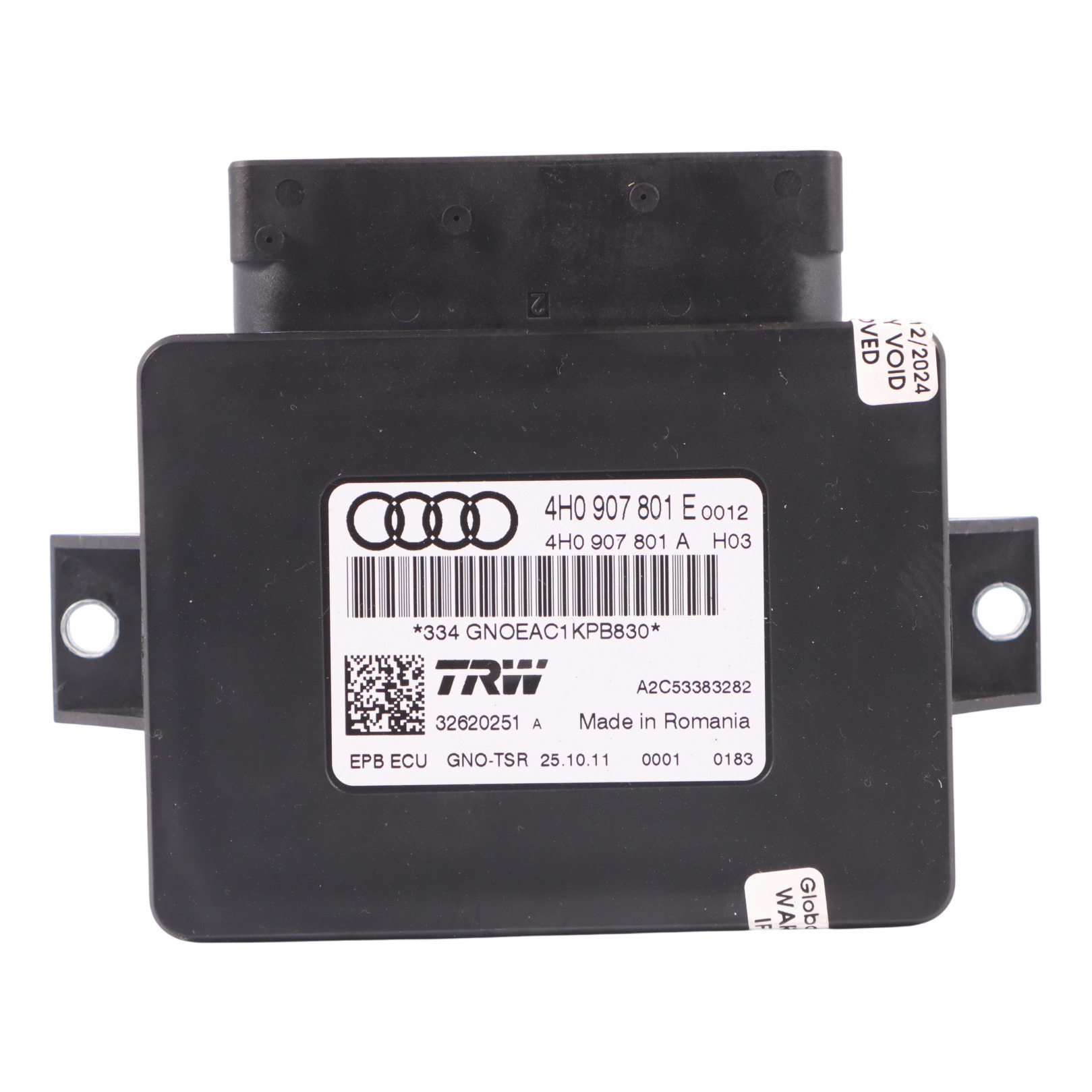 AUDI A7 4G8 Module de commande de frein à main électrique TRW 4H0907801E