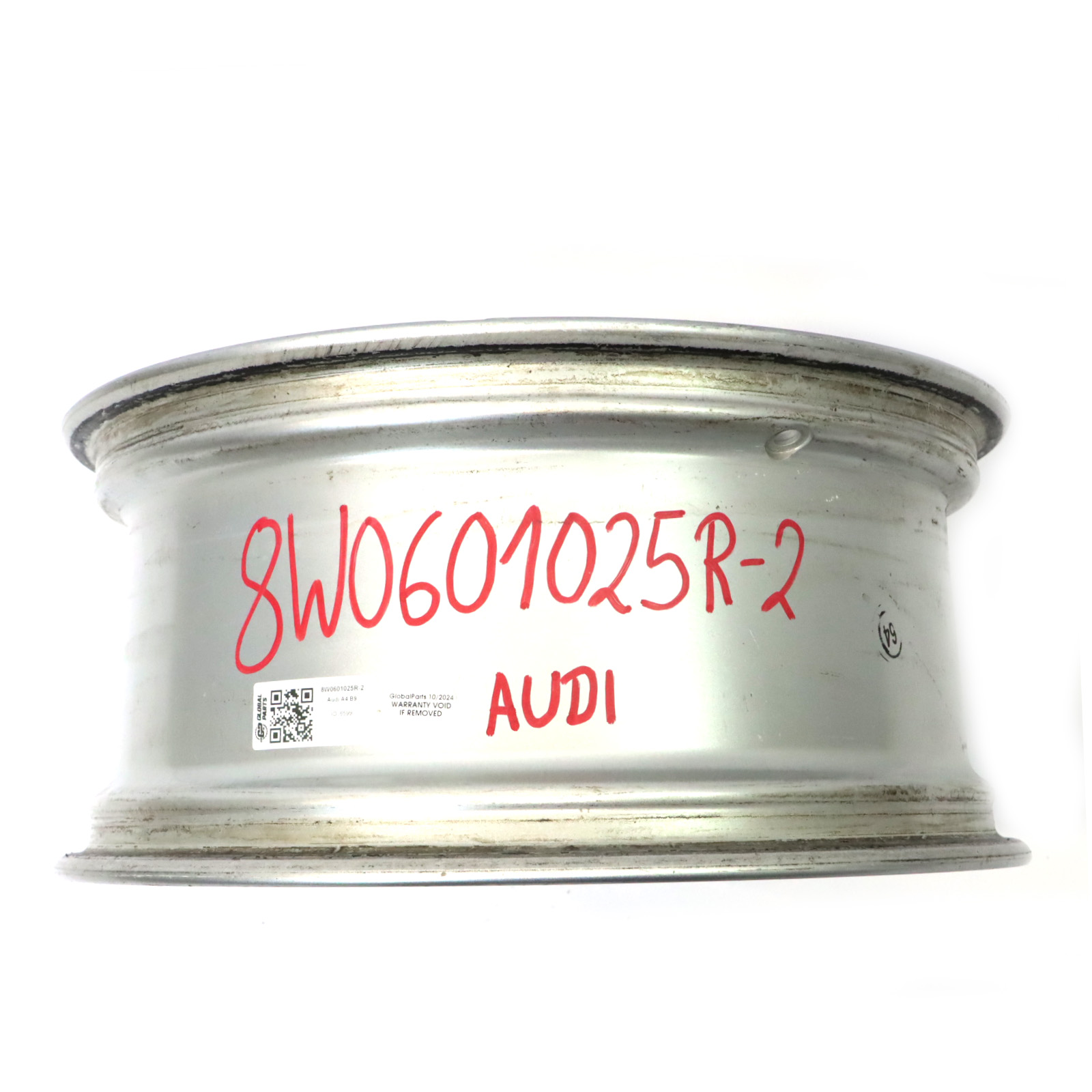 Audi A4 B9 Jante argentée alliage 18" 8J ET:40 Double étoile 8W0601025R