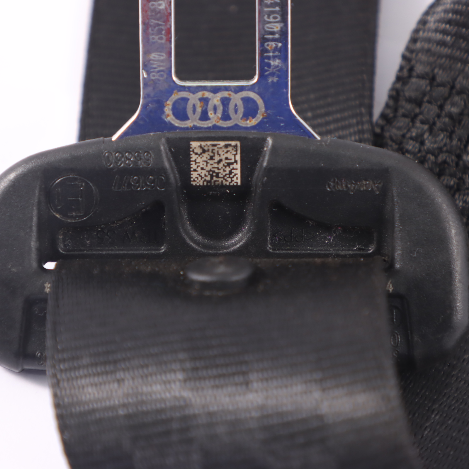 Audi A4 B9 Ceinture de Sécurité Noir Arrière Droit 8W0857806B