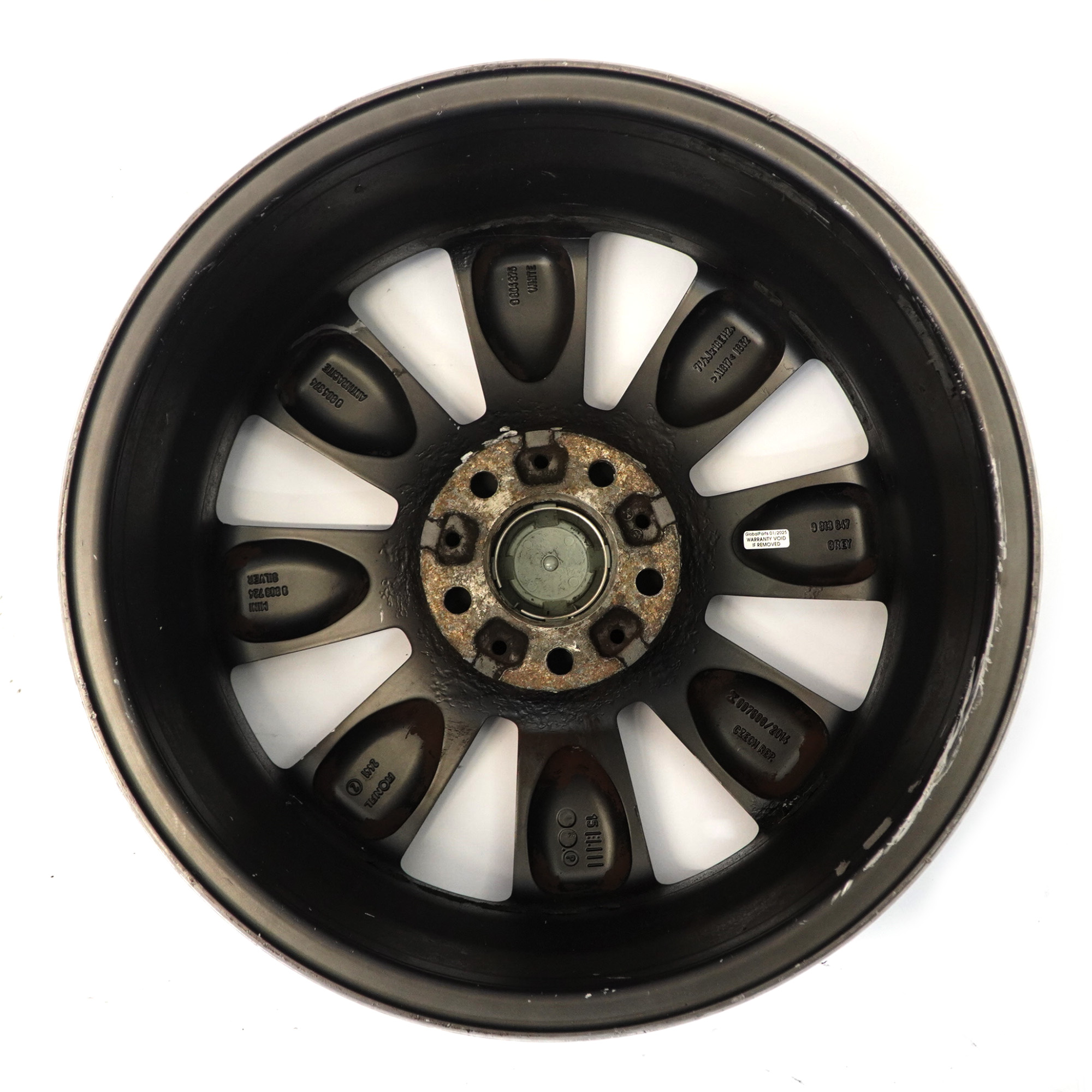 Mini R60 R61 Orbitgrey Jante en alliage 18" 7.5J ET:52 Turbo Fan 126 9813647