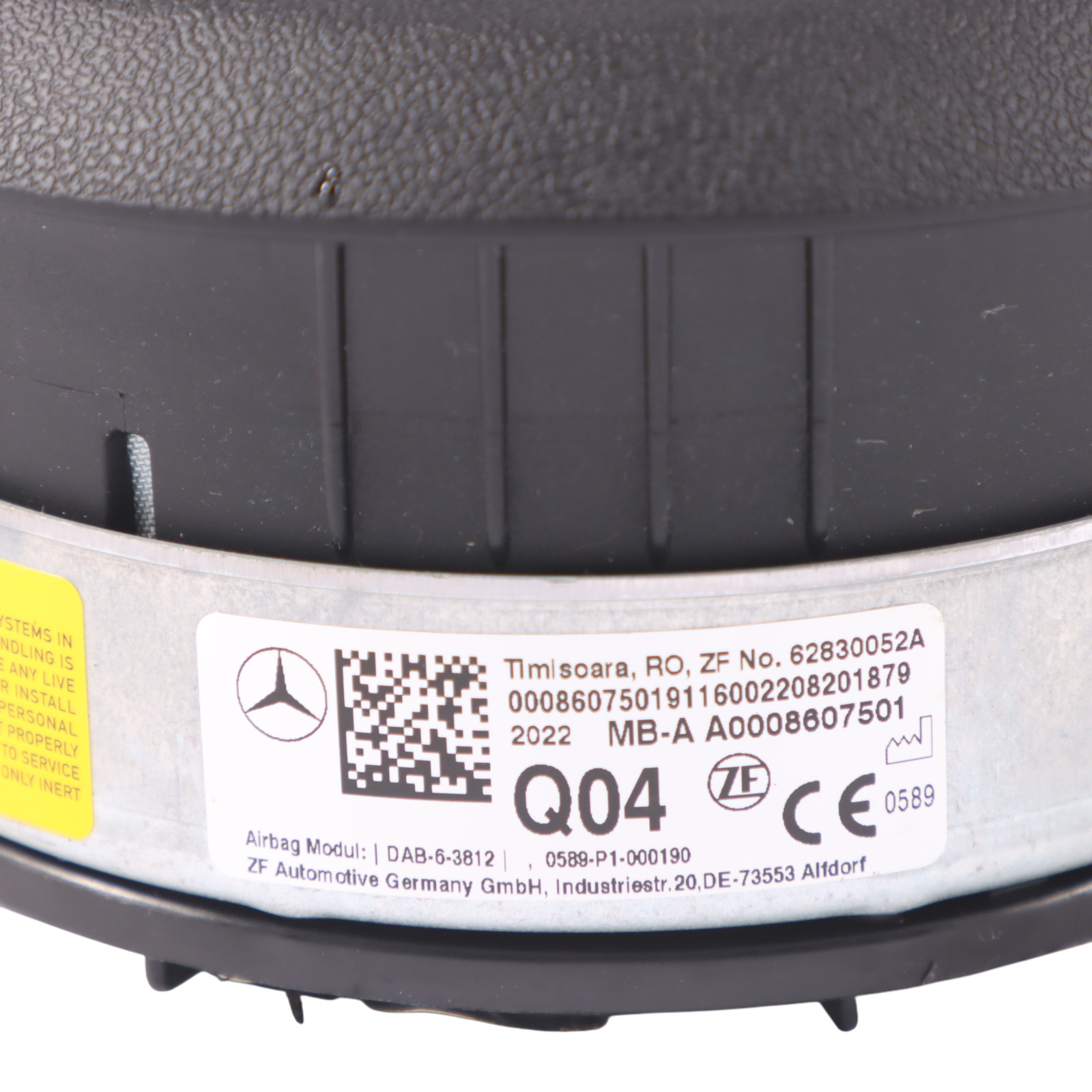 Mercedes C253 Unité de module d'air au volant pour le conducteur A0008607501