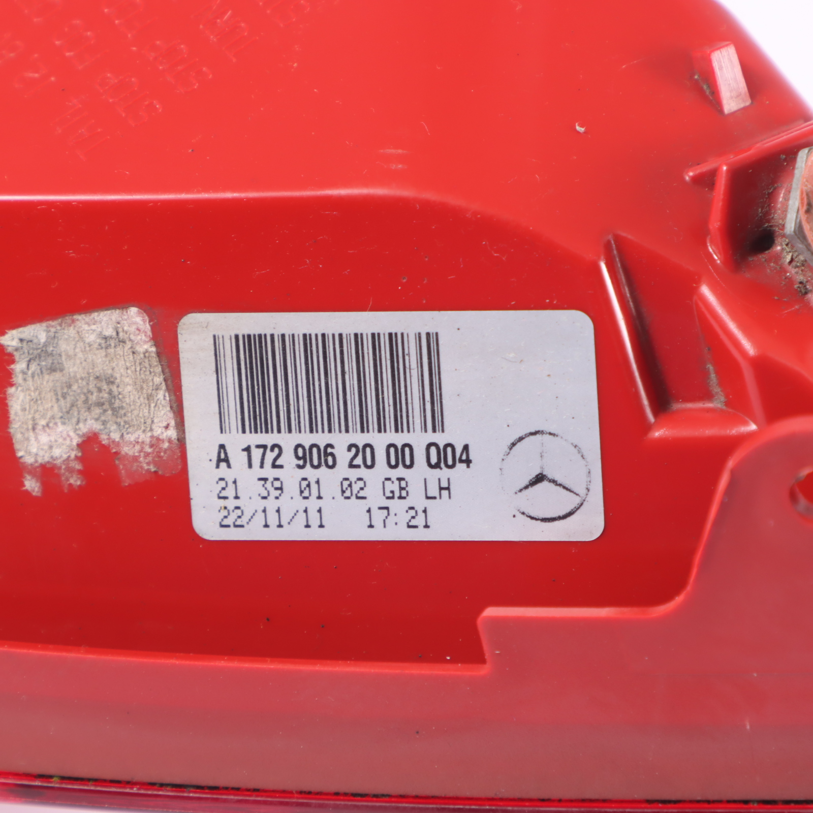 Mercedes SLK R172 Feu arrière gauche Side Panel A1729062000