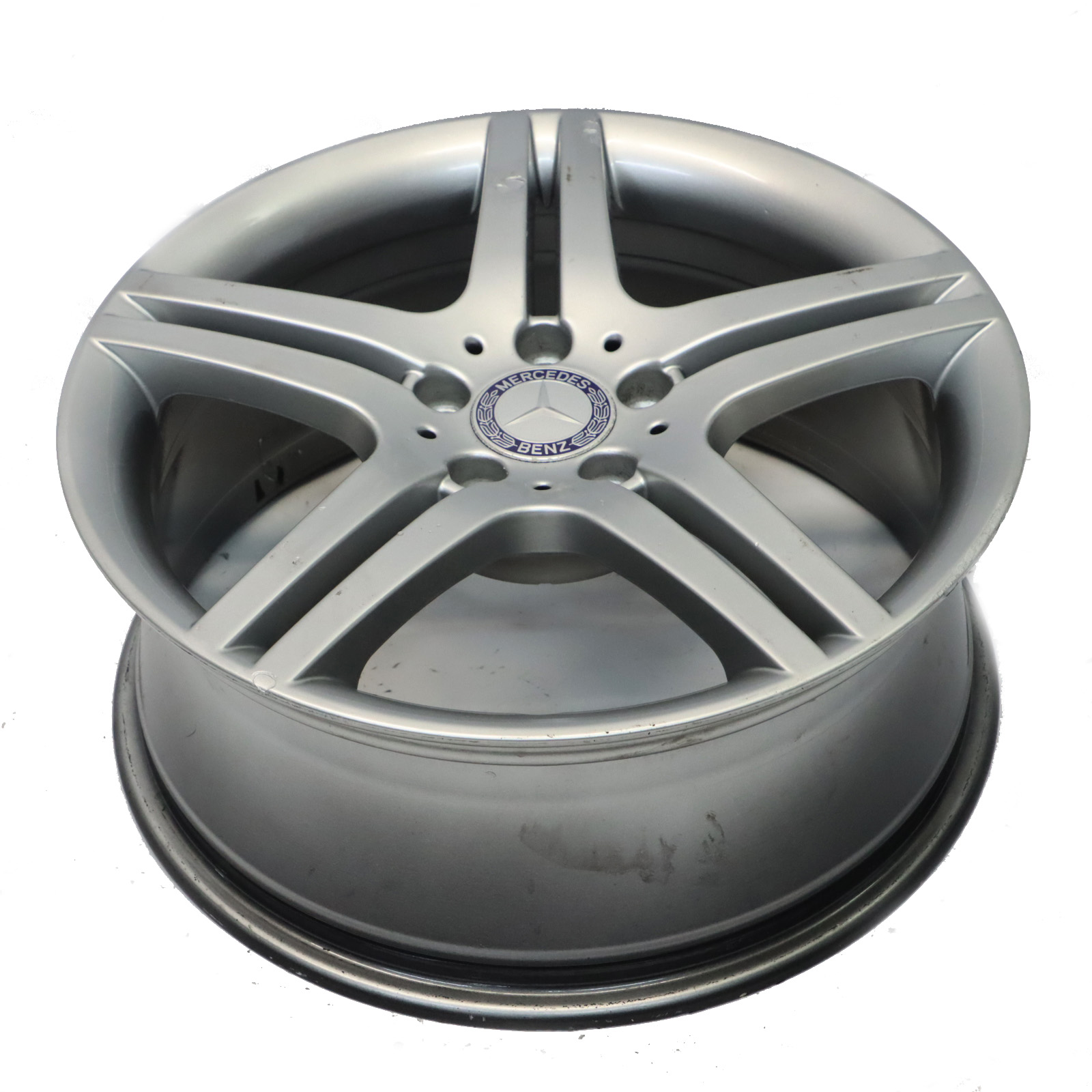 Mercedes W203 Jante Alliage Argent 18" ET:36 7,5J 5-Double Spoke A2034015502