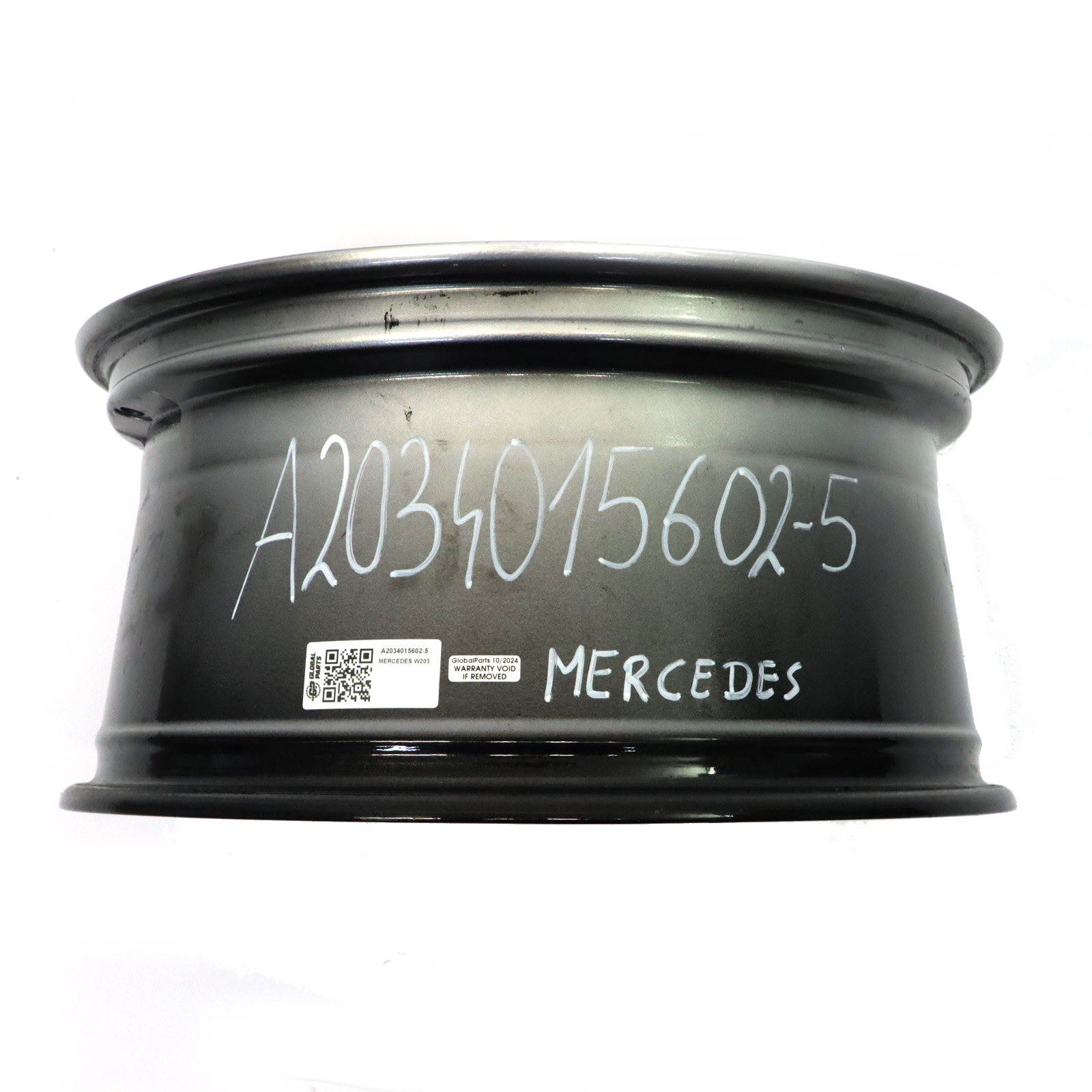 Mercedes W203 Jante arrière argentée 18" ET:30 8,5J 5 doubles rayons A2034015602