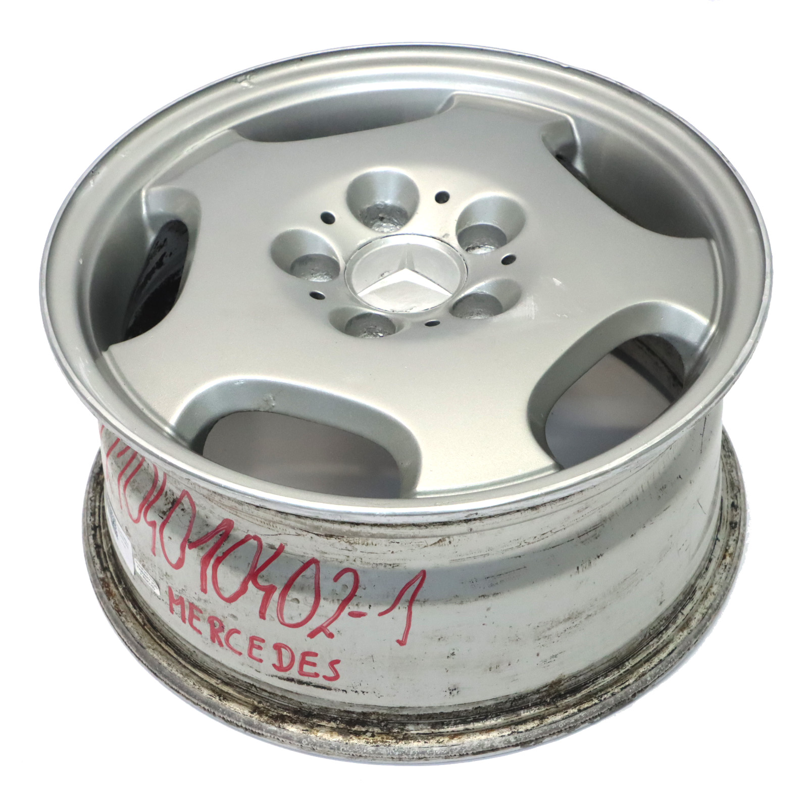 Mercedes W210 Silver Jante Alliage 16" 7,5J ET:41 5-Hole A2104010402