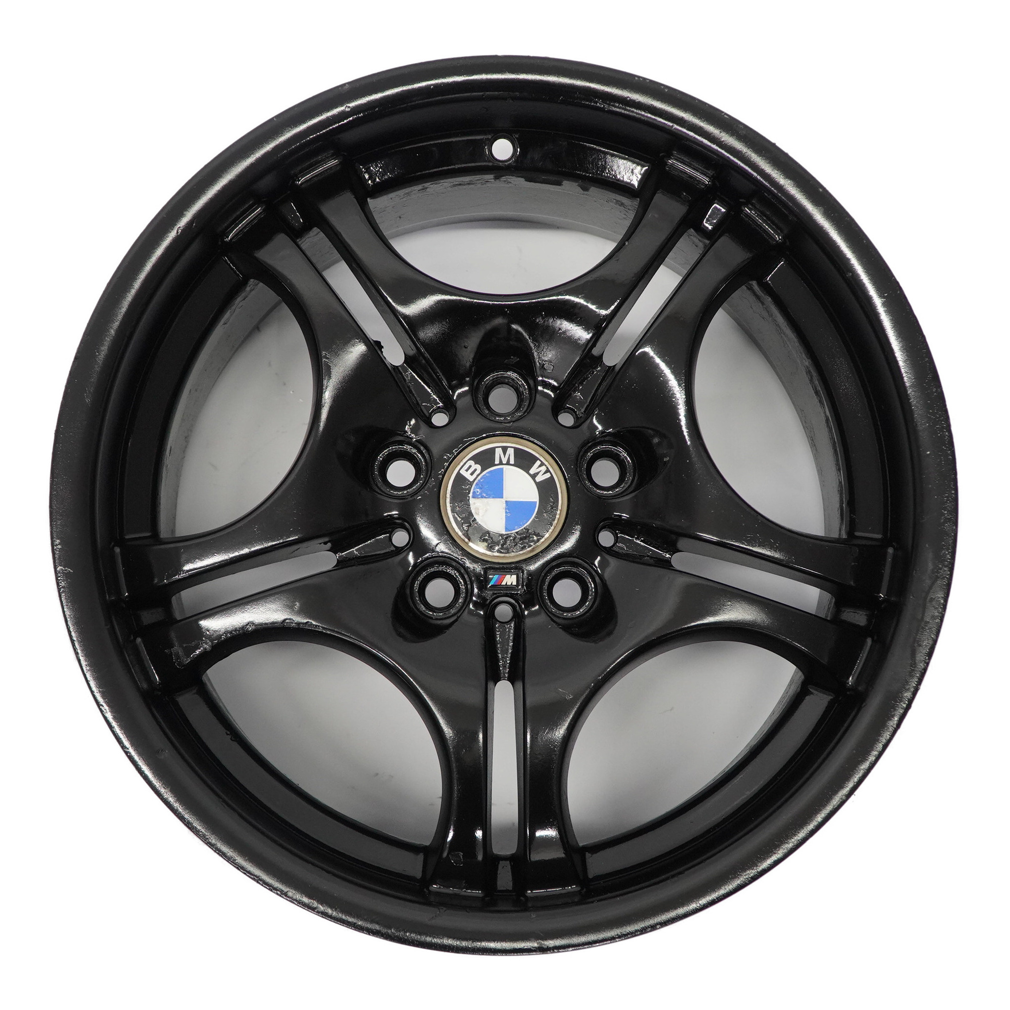 BMW E46 Arrière Roue noire Jante alliage 17" M Double rayon 68 8,5J 2229135