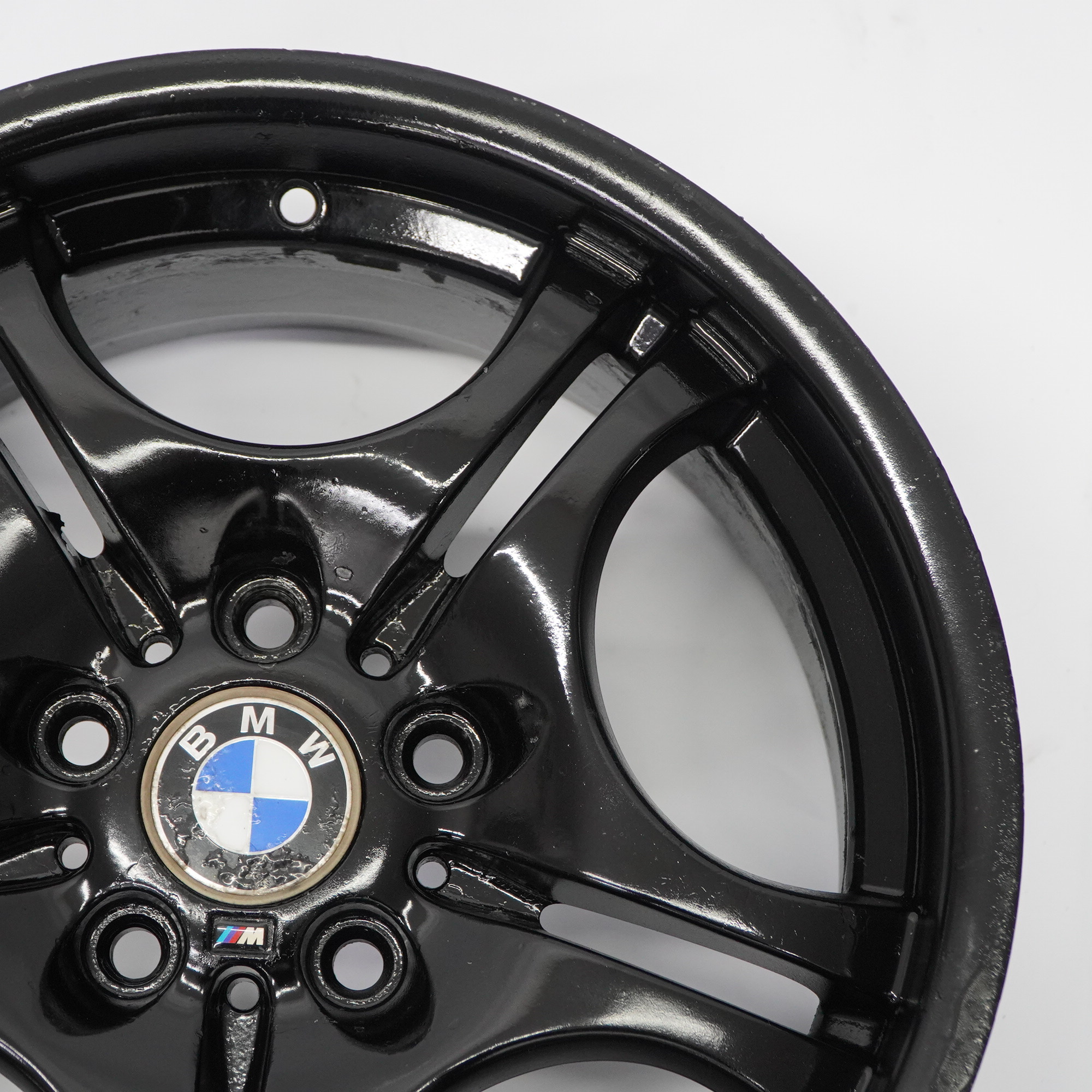 BMW E46 Arrière Roue noire Jante alliage 17" M Double rayon 68 8,5J 2229135