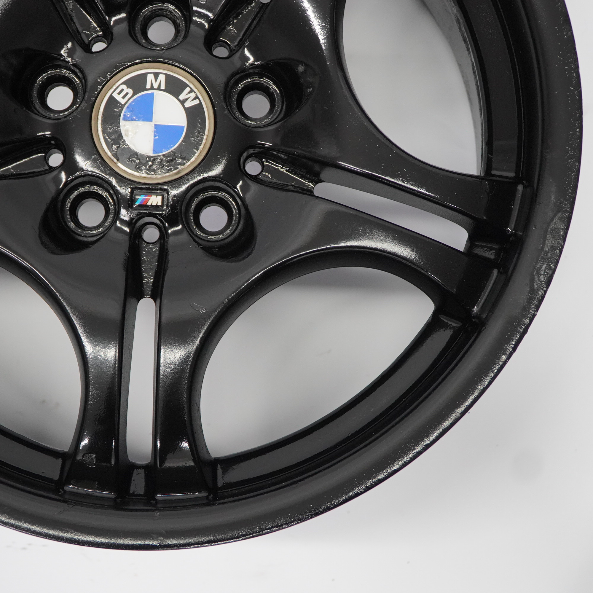 BMW E46 Arrière Roue noire Jante alliage 17" M Double rayon 68 8,5J 2229135