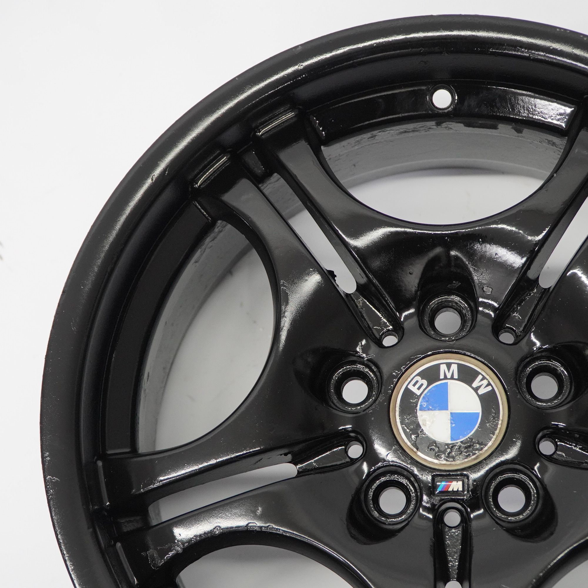 BMW E46 Arrière Roue noire Jante alliage 17" M Double rayon 68 8,5J 2229135