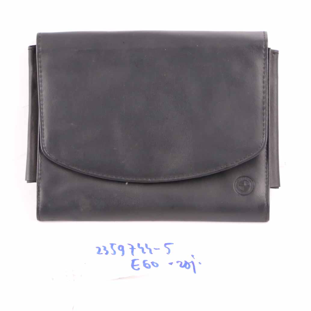 BMW 1 3 5 Series E60 E87 E90 5 Service Owner Handbook Leather Pouch Wallet Case