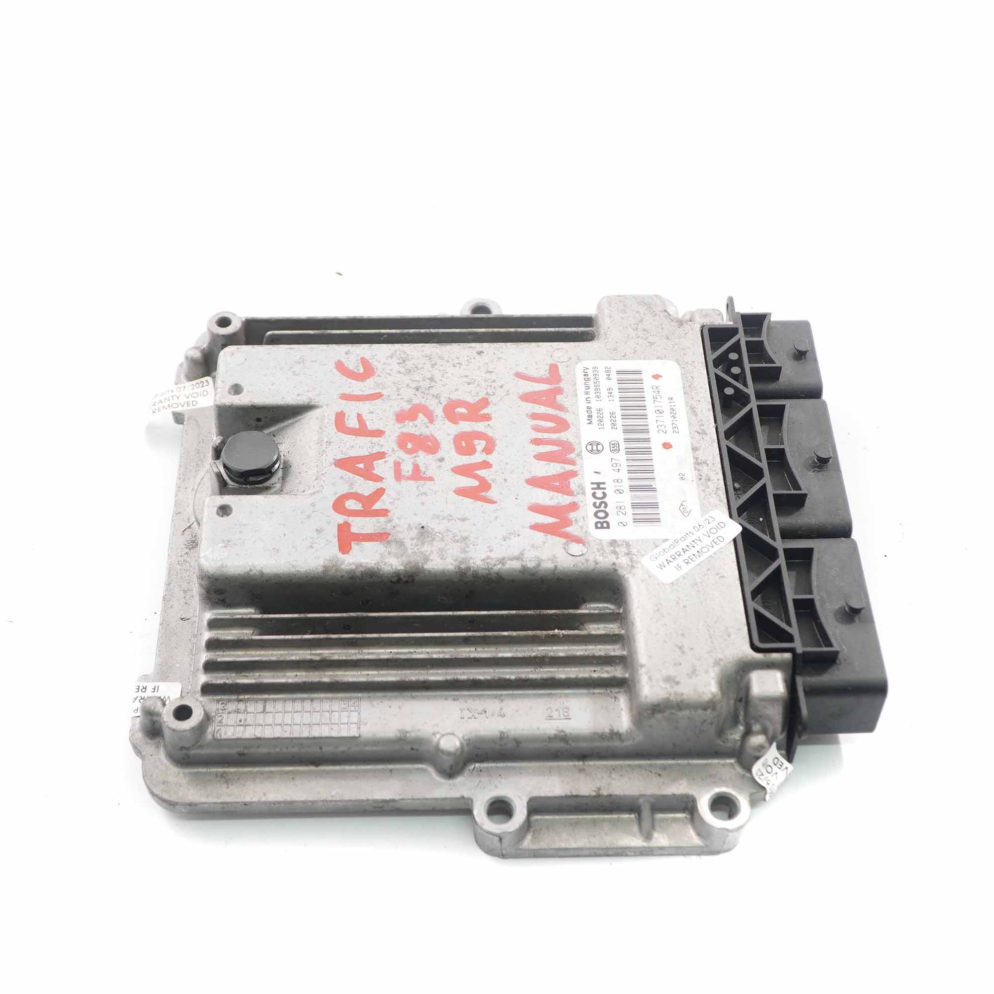 Renault Trafic F83 M9R 2.0 DCI Engine Control Unit Module ECU 237101754R Manual