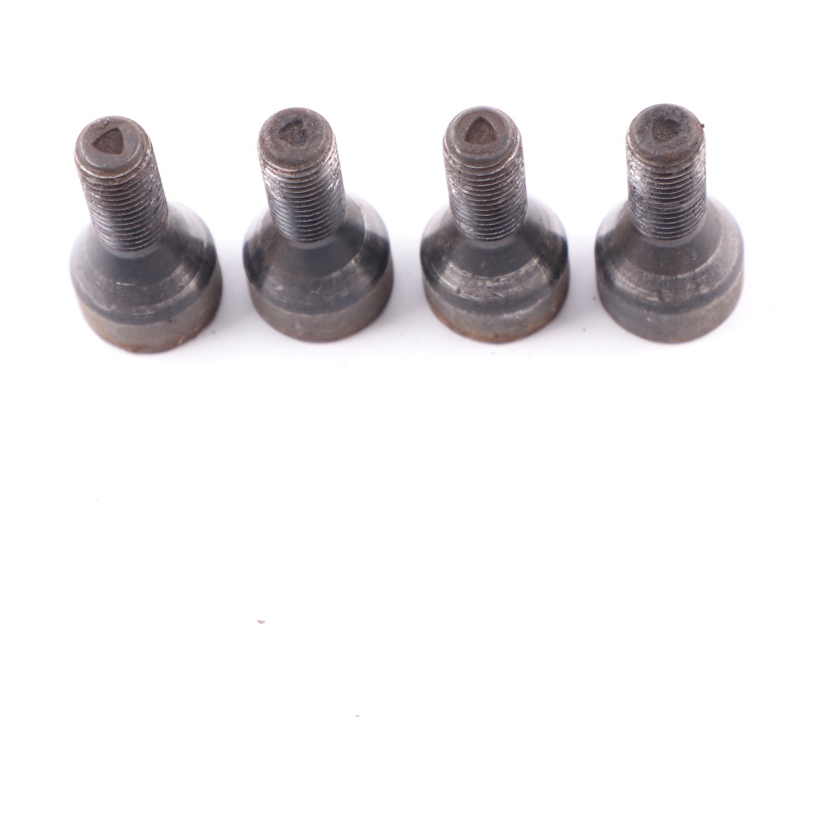 BMW E60 E84 E87 E90 Wheel Bolt Set Of Four Black With Adapter Security 2453959