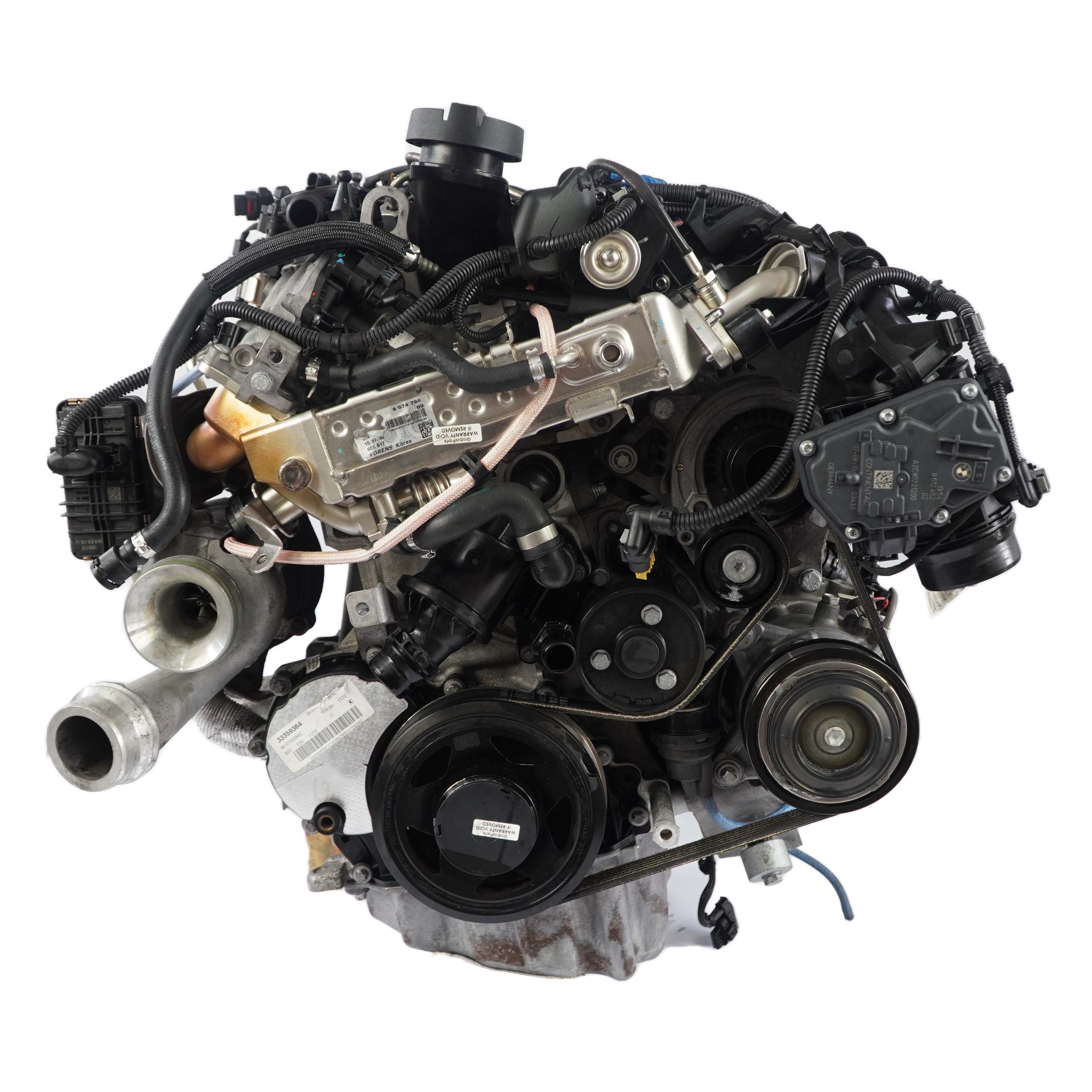 BMW F20 F21 LCI 114d 116d B37 Moteur nu B37D15A avec 48 000 km GARANTIE