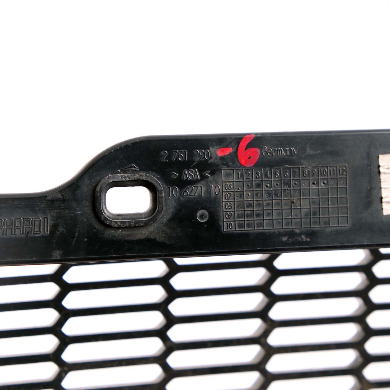 Grille avant Mini R55 R56 Cooper S 6 Grill Trim Noir 2751290