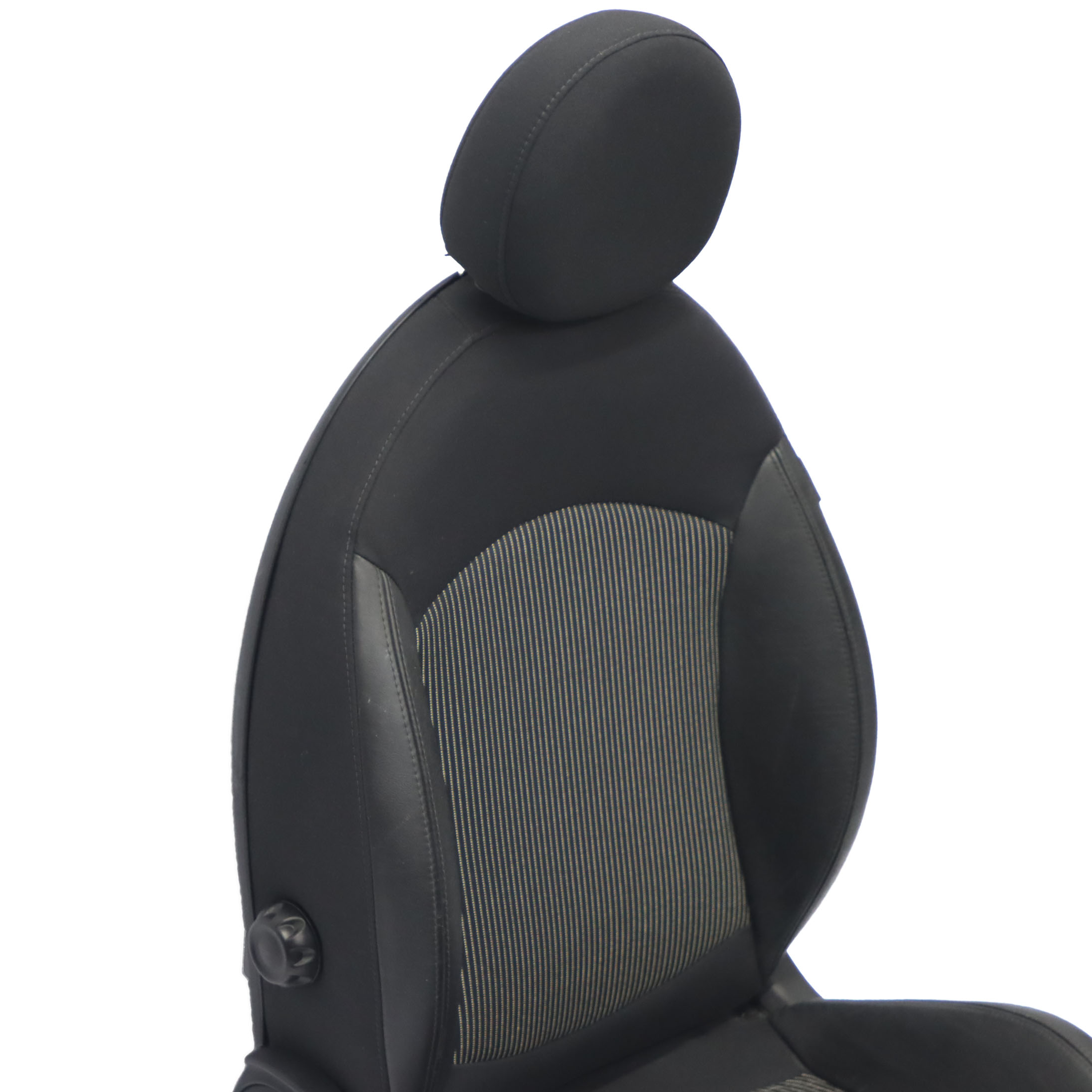 Mini Cooper R55 R56 R57 Sport Half Leather Black Interior Front Left Seat N/S