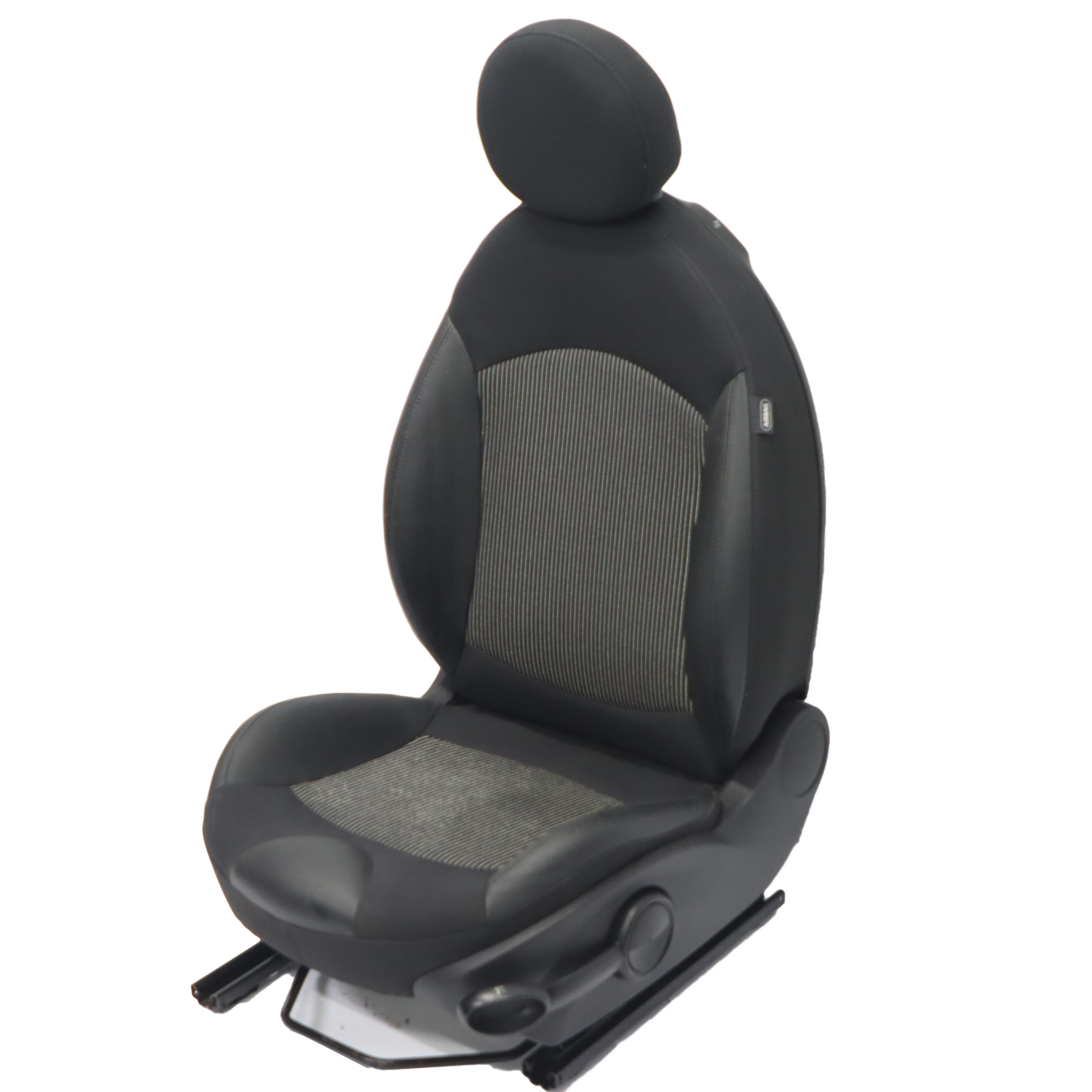 Mini Cooper R55 R56 R57 Sport Half Leather Black Interior Front Left Seat N/S