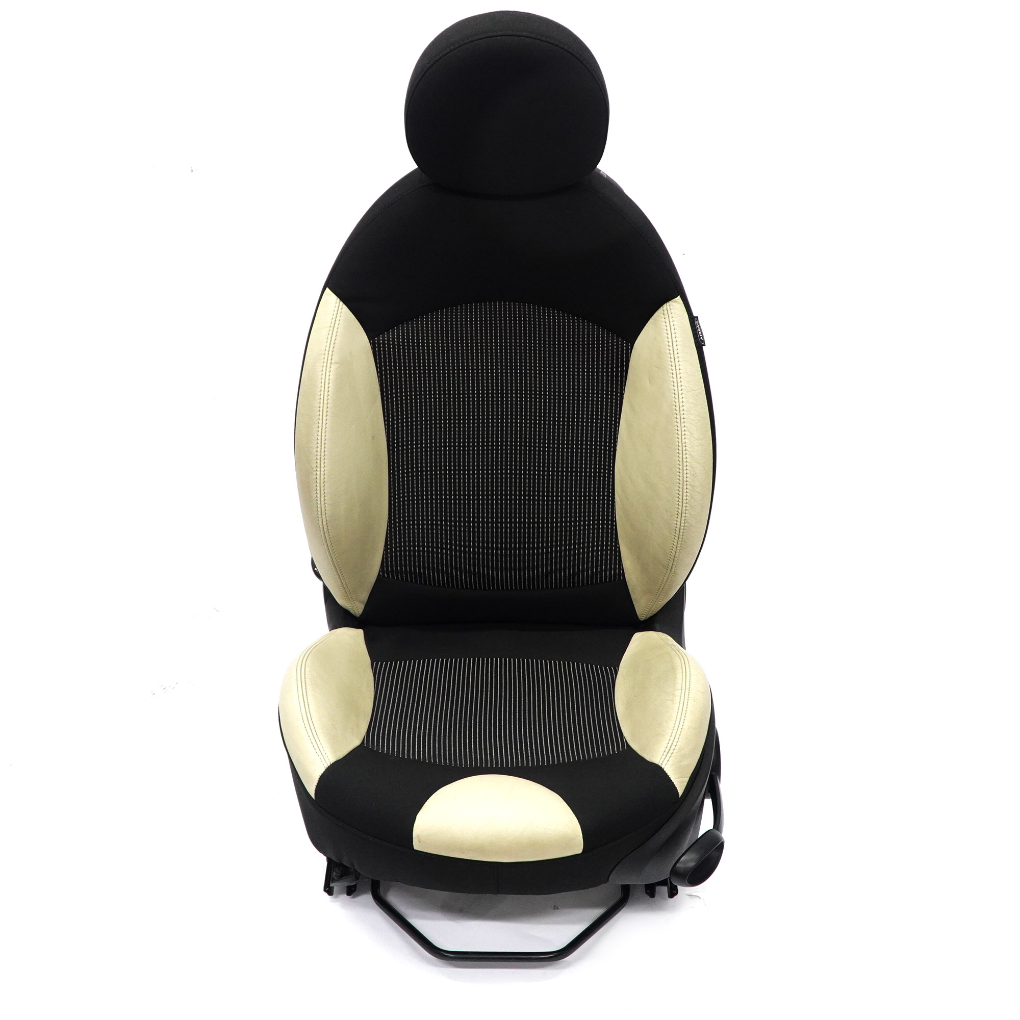 Front Seat MINI R55 R56 R57 Left N/S Sport Cloth Cream White Leather Ray