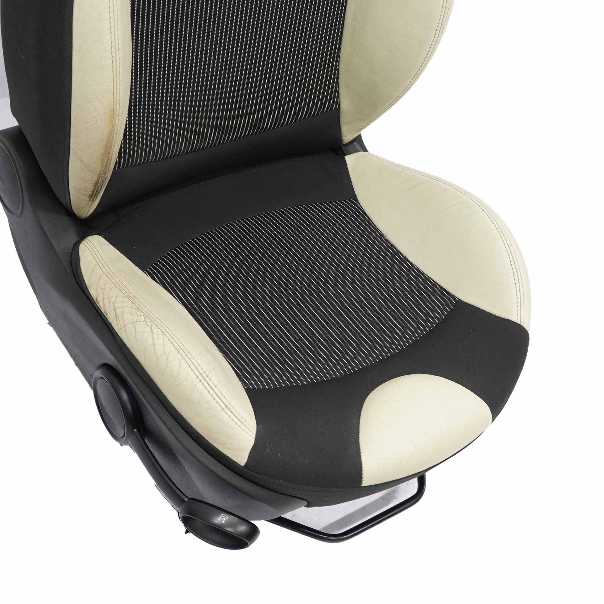 MINI Cooper One R55 R56 R57 Sport Cloth Cream Leather Front Right O/S Seat