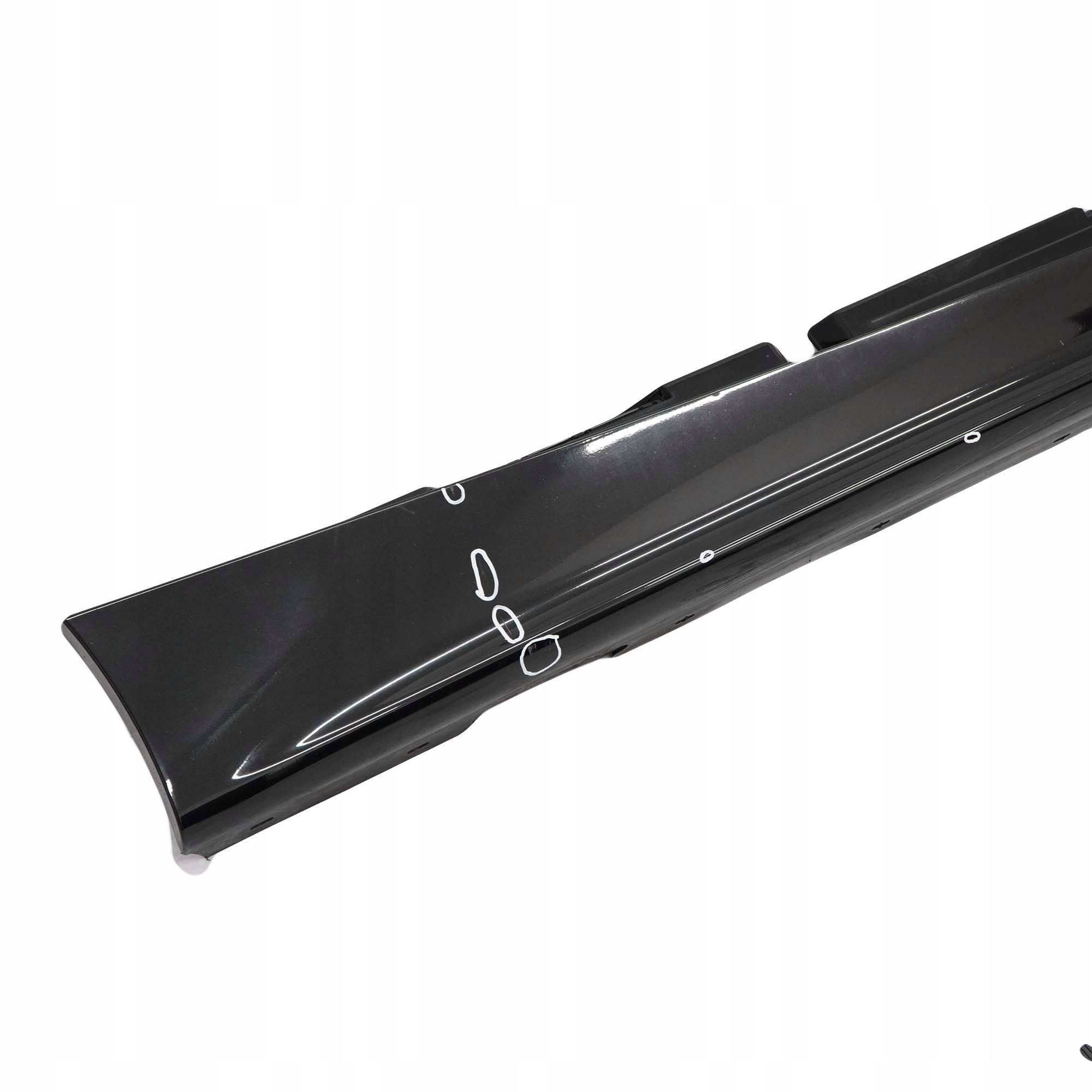 BMW 1 E87 3 Bas de Porte Couverture Seuil Droite Noir Sapphire - 475