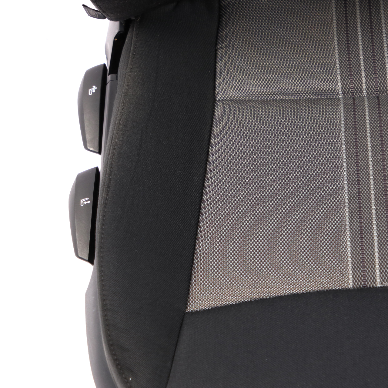 BMW X1 E84 Front Right O/S Seat Cloth Fabric Median Anthracite Silver Effect