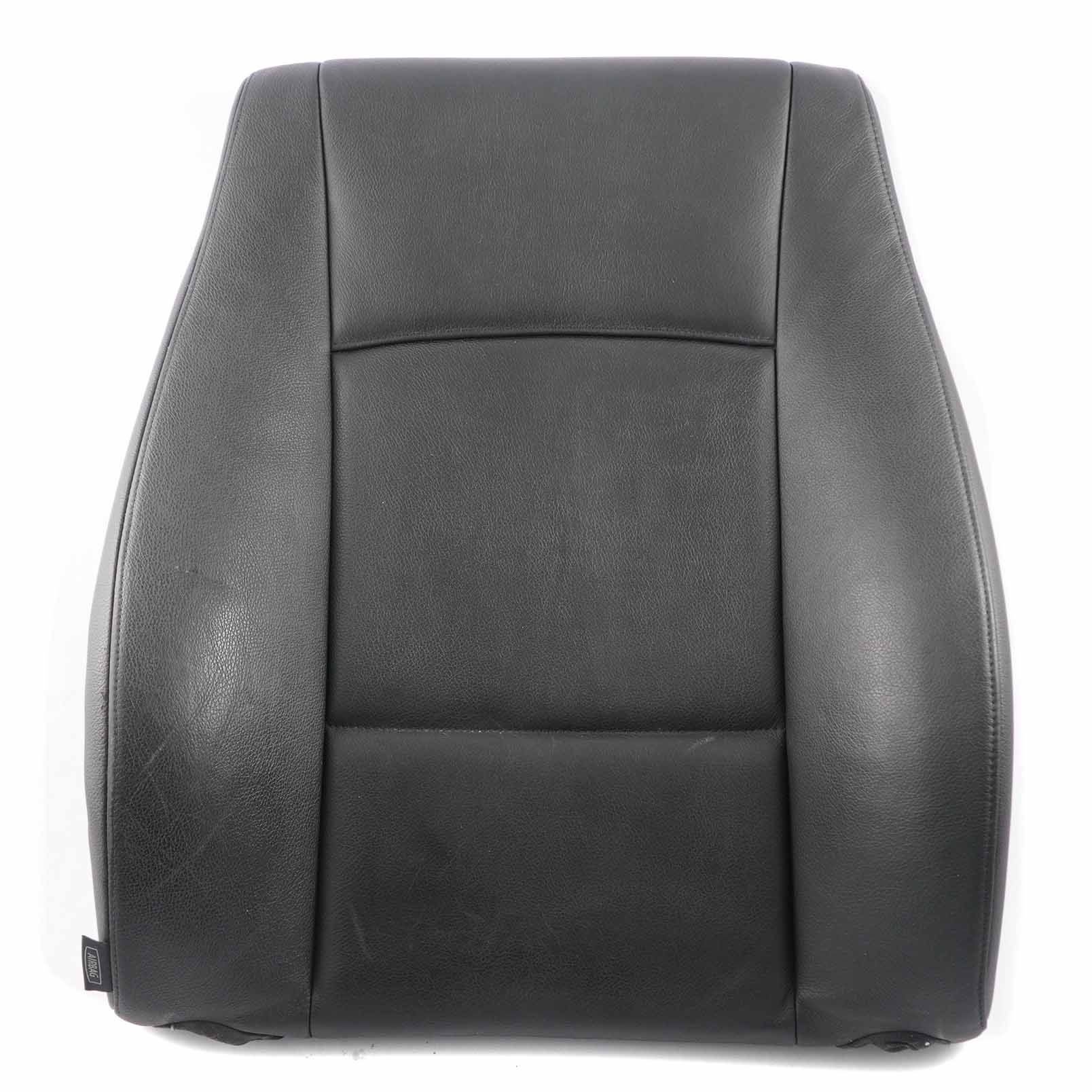 BMW E84 Seat Backrest Front Right O/S Heated Back Cover Black Leather Nevada