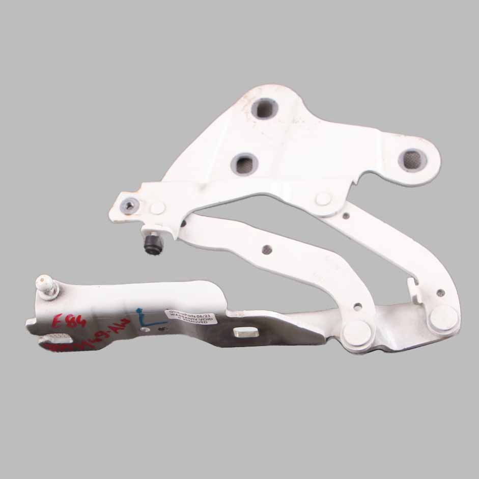 Hood Bonnet Hinge BMW X1 E84 Left N/S Alpinweiss Alpine White - 300 2990359