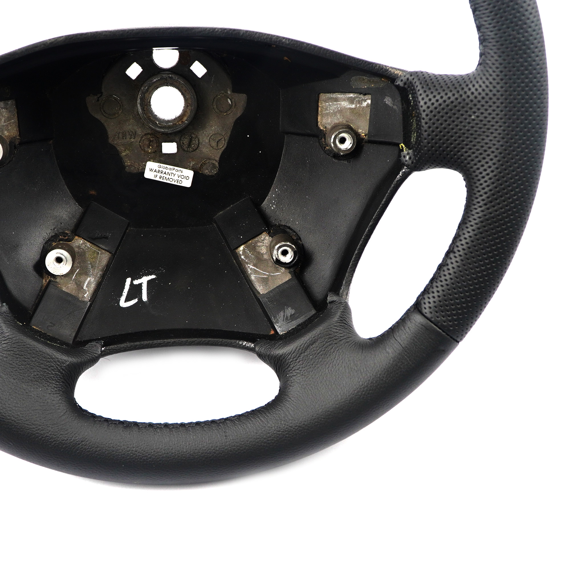 VW Volkswagen LT 35 NEW Black Leather Steering Wheel Black Thread 2D0419091