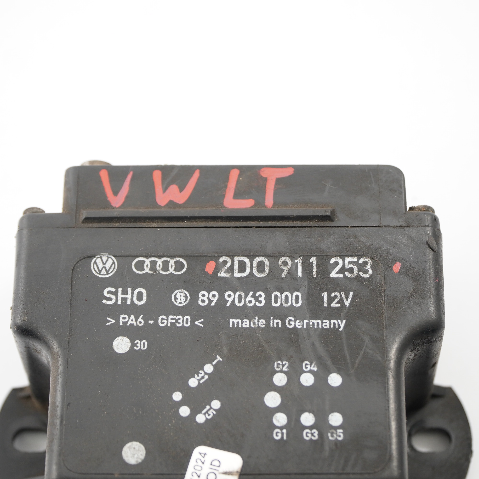 VW Volkswagen LT 35 Module bougie préchauffage contrôle de relais Noir 2D0911253