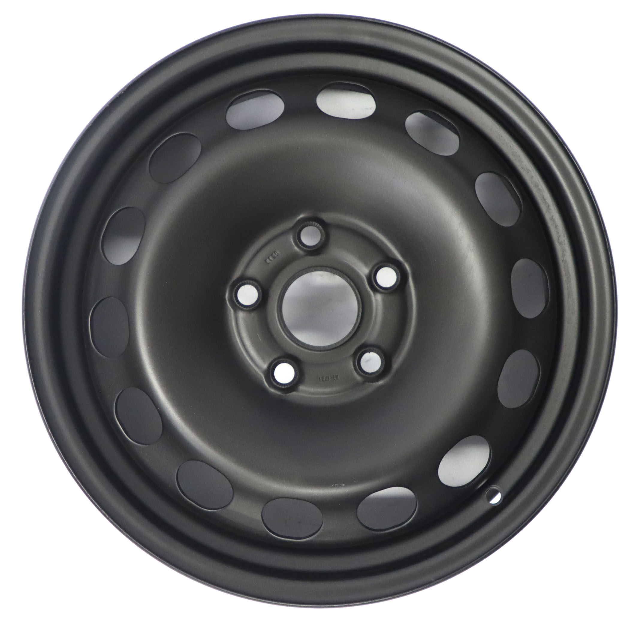 VW Volkswagen Caddy Noir Jante Acier 15" 6J ET:47 5x112 2K0601027B