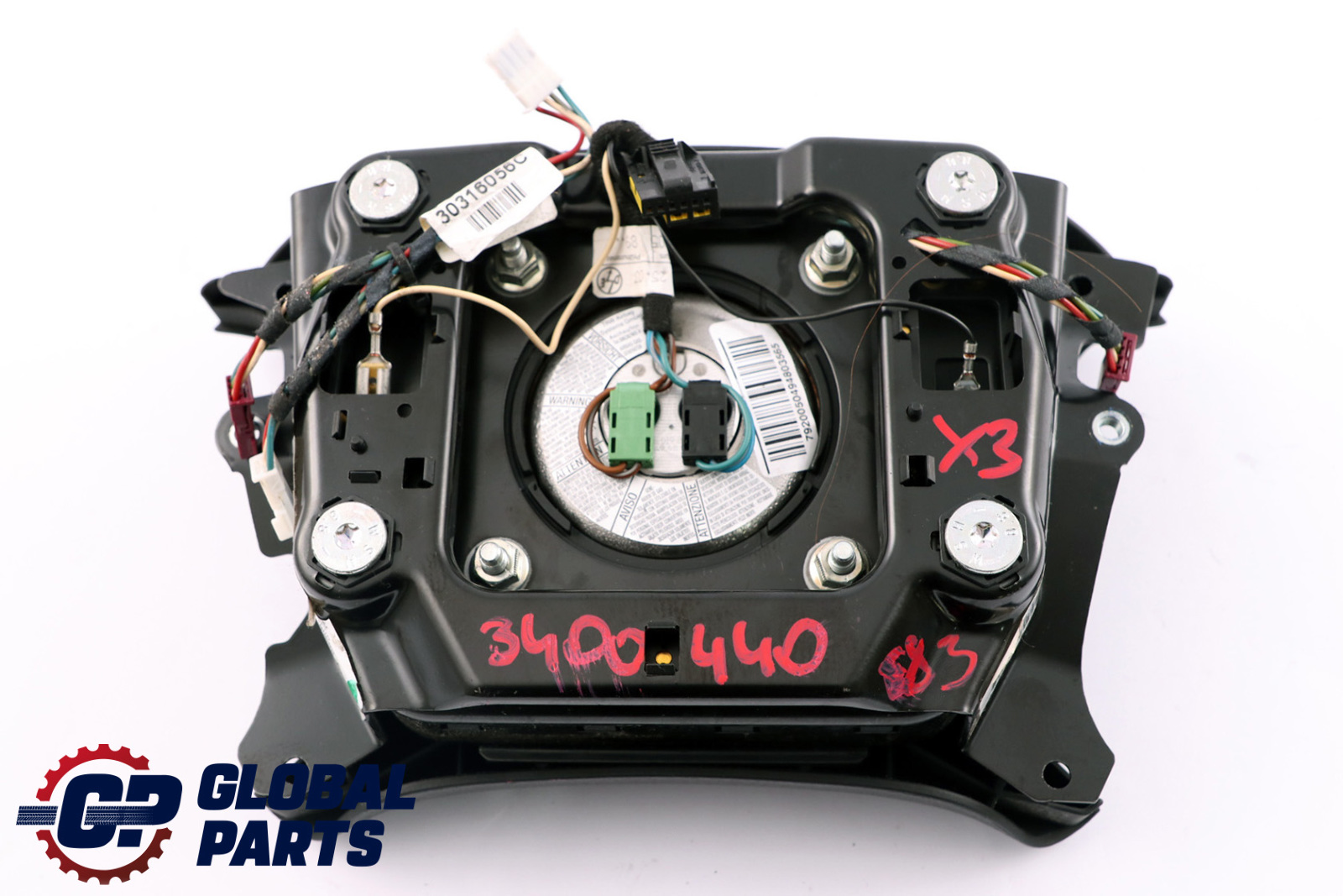 BMW X3 Series E83 Steering Wheel Driver's Side Air Module Bag 3400440