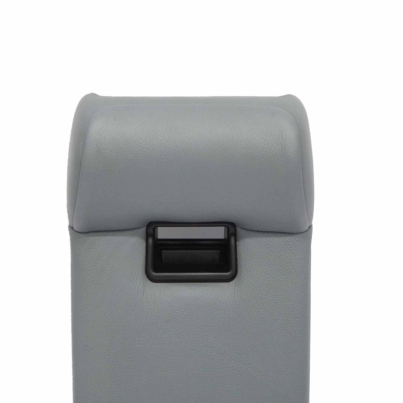 Centre Armrest BMW X3 E83 Rear Seat Cup Holder Pocket Tray Grey Blue Leather