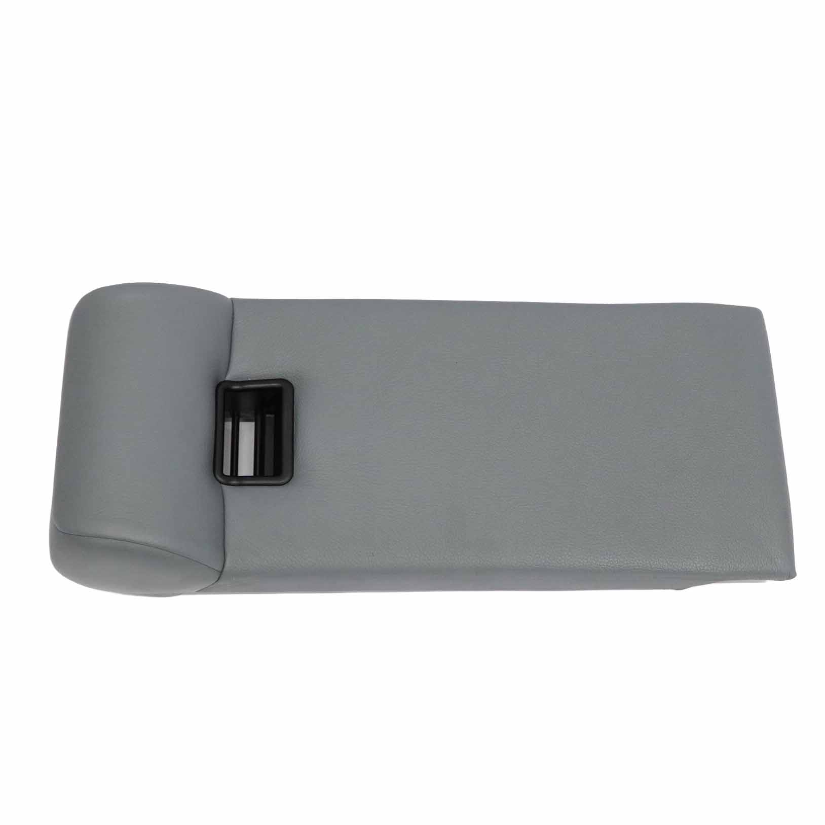 Centre Armrest BMW X3 E83 Rear Seat Cup Holder Pocket Tray Grey Blue Leather