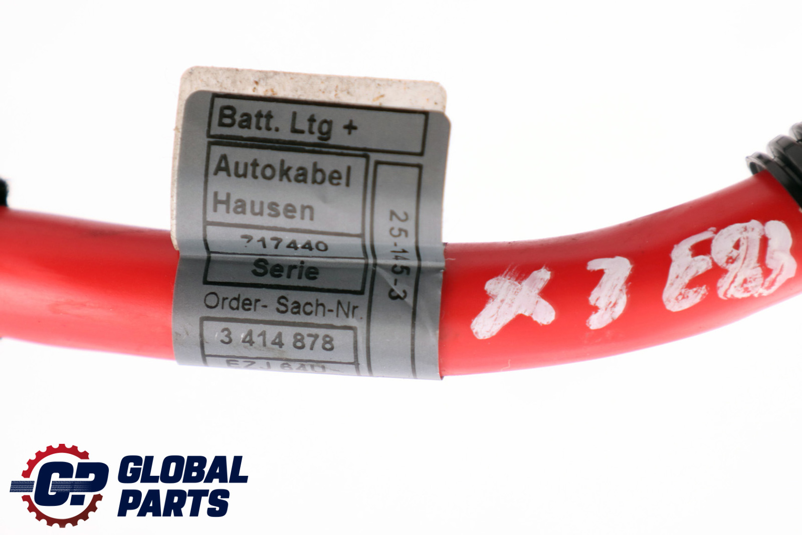 BMW X3 E83 LCI Câble Positif De Batterie Rouge Plus Fil De Pôle 3414878