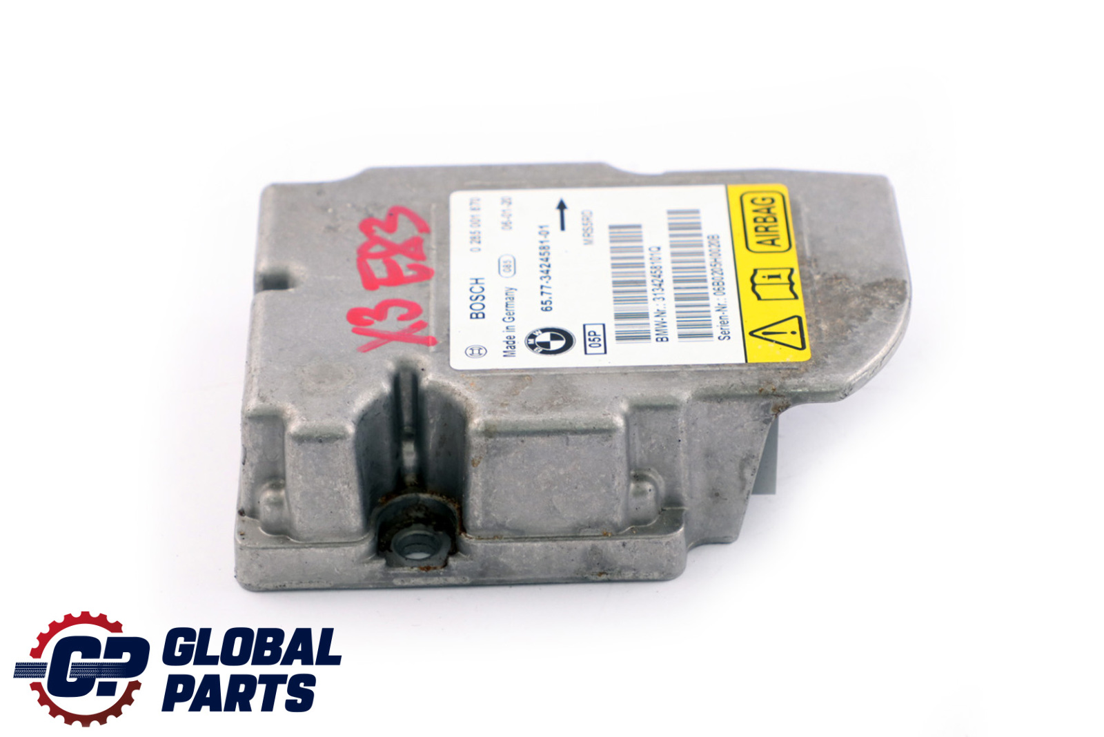 BMW X3 Series E83 Airbag Control Unit Module ECU 65773424581 3424581