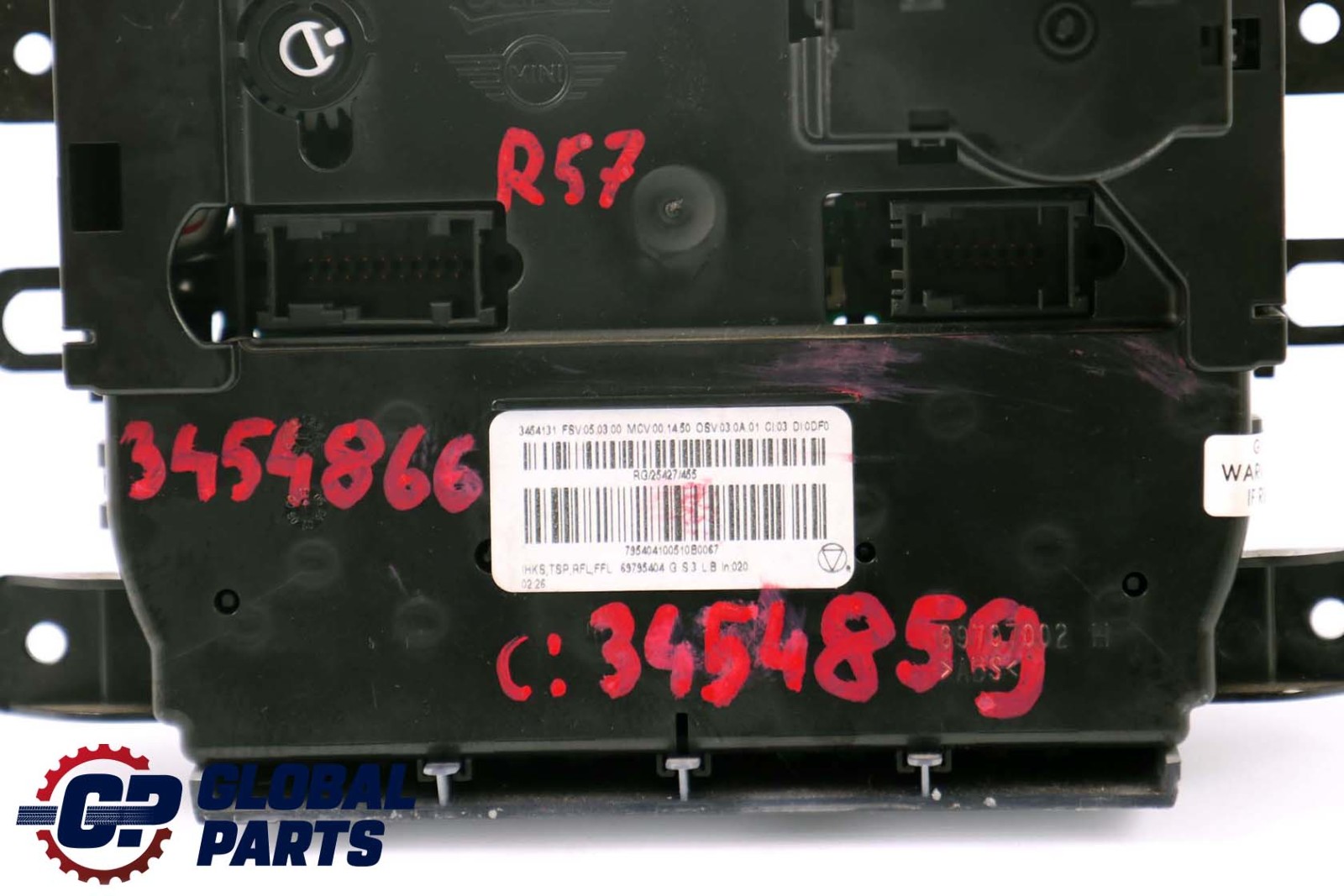 Mini Cooper One R57 Cabriolet Panel Chauffage 69797002